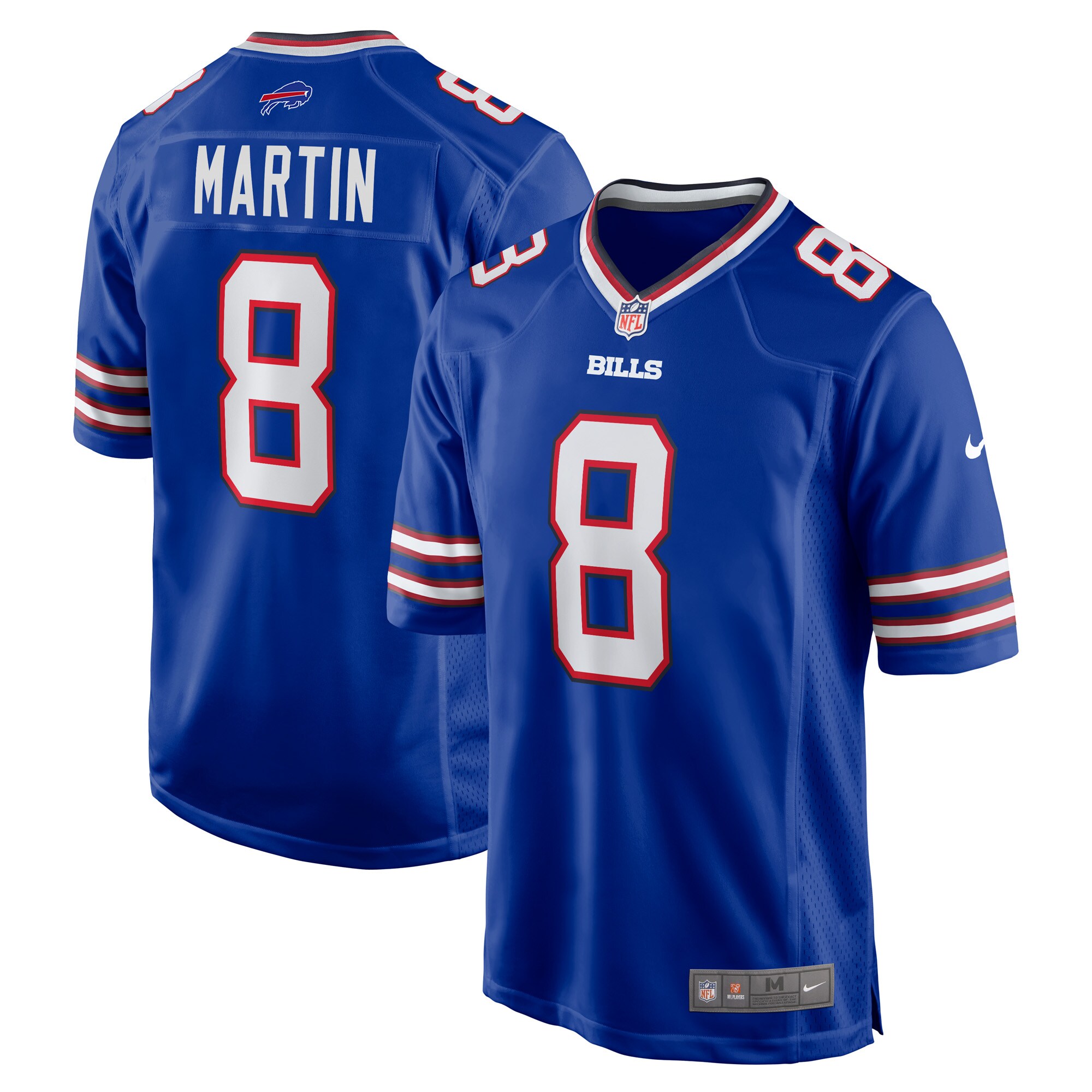 Buffalo Bills Sam Martin Royal Game Player NFL Jersey Men's