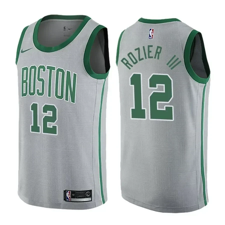 Boston Celtics Terry Rozier 12 City Edition Gray NBA Jersey Men's