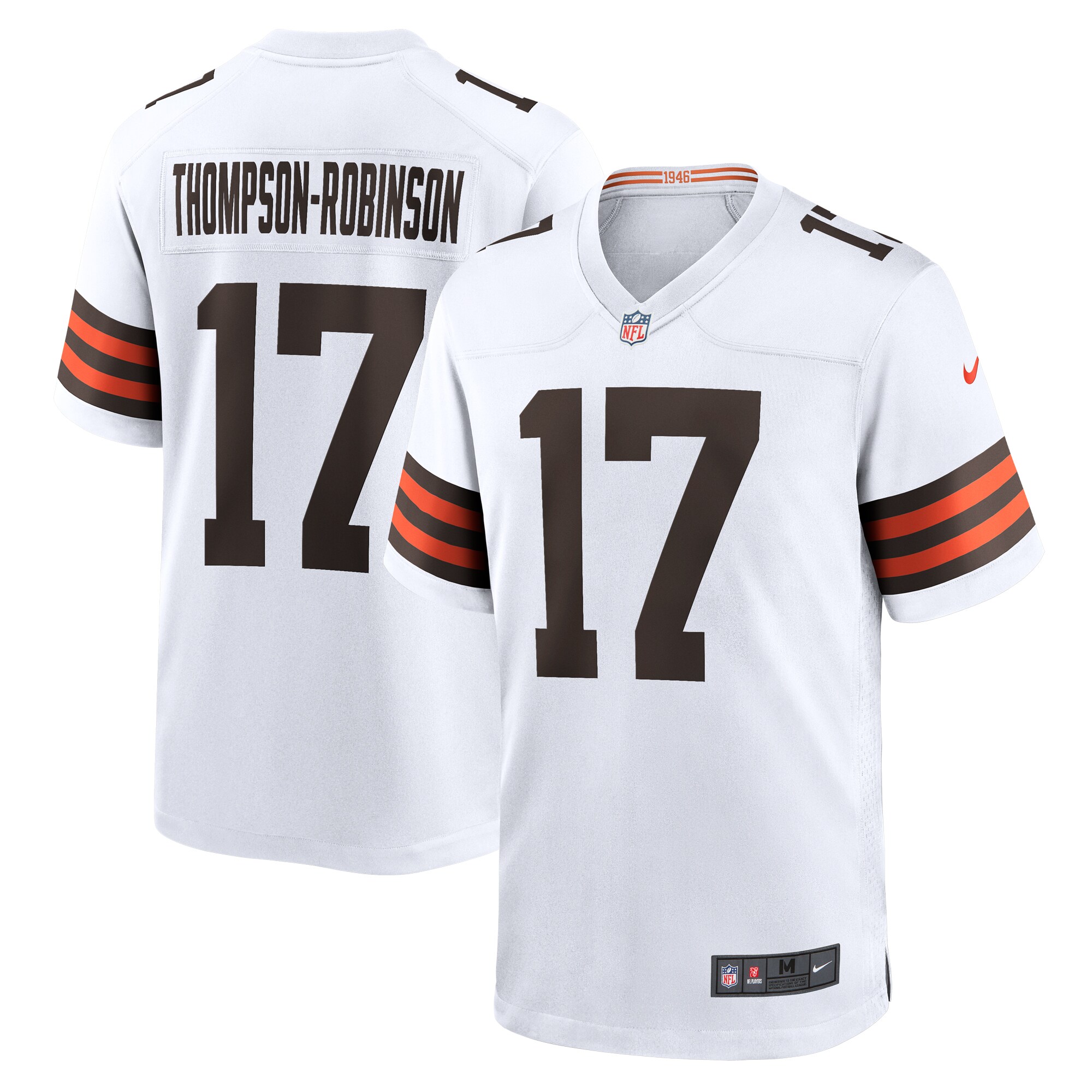 Cleveland Browns Dorian Thompson-Robinson White Game NFL Jersey Men's