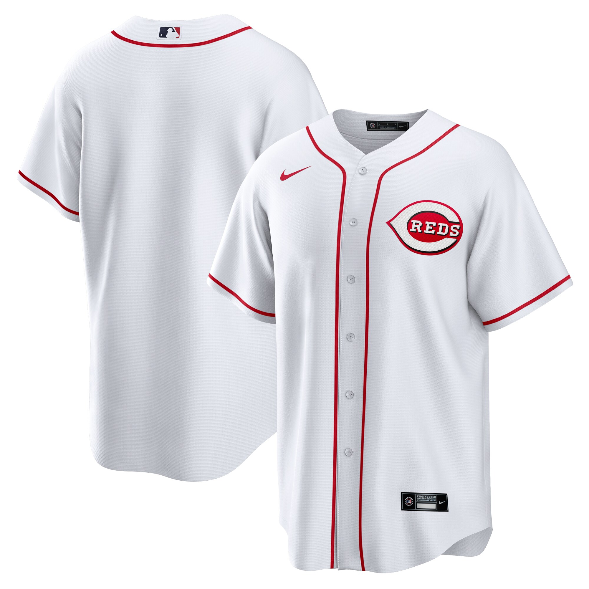 Cincinnati Reds White Home Team MLB Jersey Men's