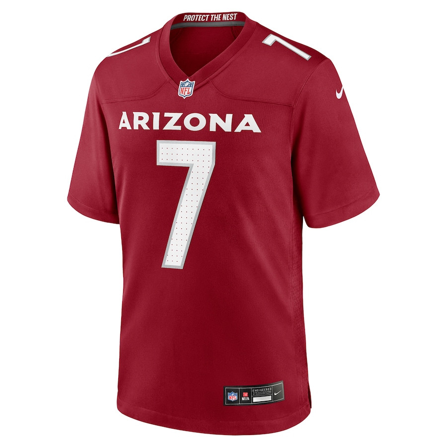 Kyzir White 7 Arizona Cardinals Team Game Cardinal NFL Jersey Men's