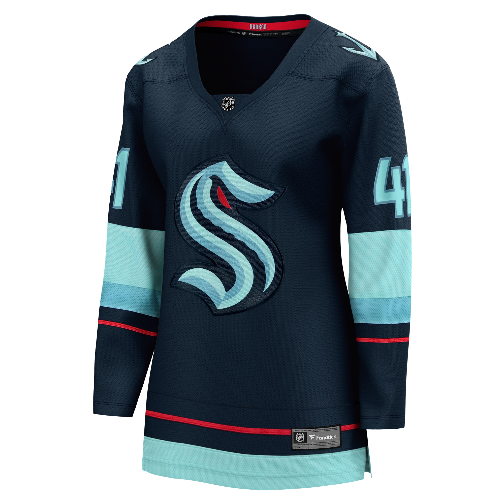 Seattle Kraken Pierre-Edouard Bellemare Deep Sea Blue Home Breakaway Player NHL Jersey Women's
