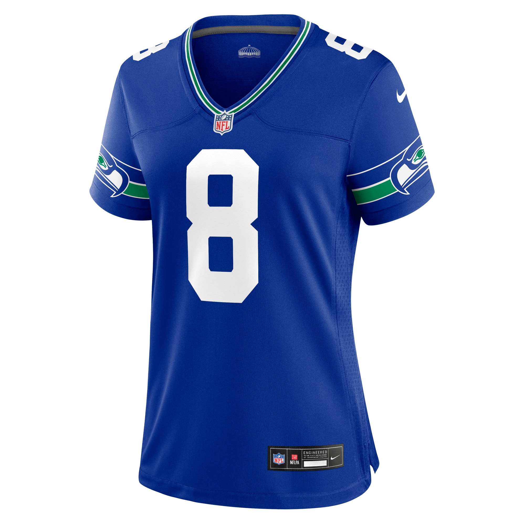 Seattle Seahawks Coby Bryant Royal Throwback Player Game NFL Jersey Women's