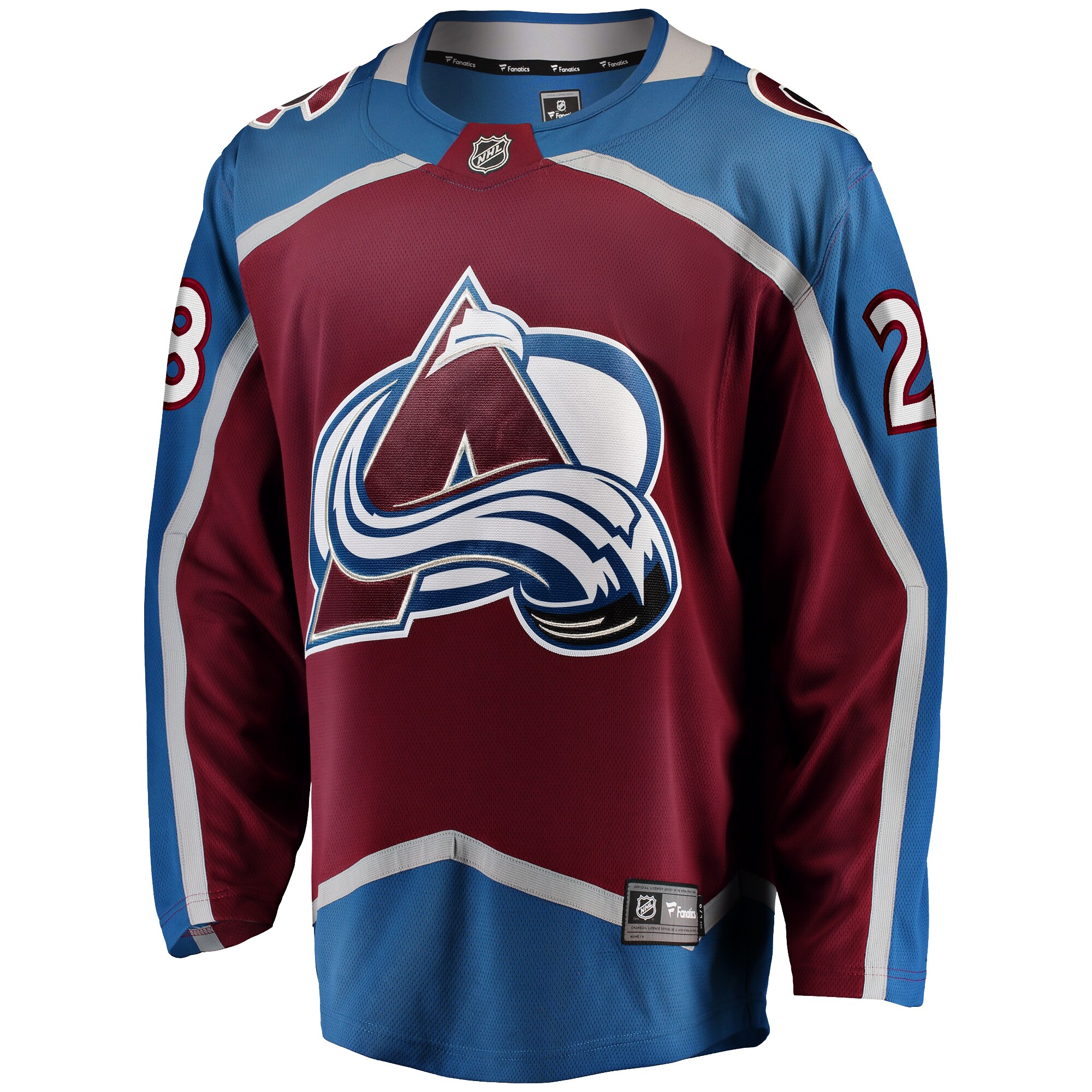 Colorado Avalanche Miles Wood Maroon Home Breakaway NHL Jersey Men's