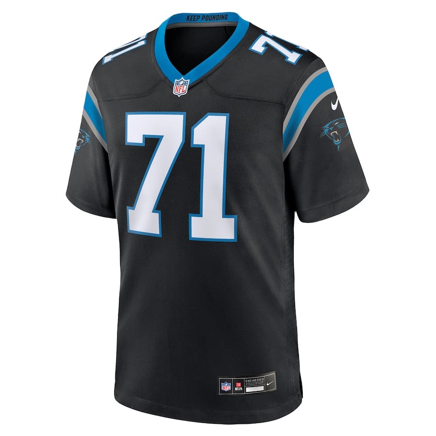 Chris Wormley 71 Carolina Panthers Game Black NFL Jersey Men's