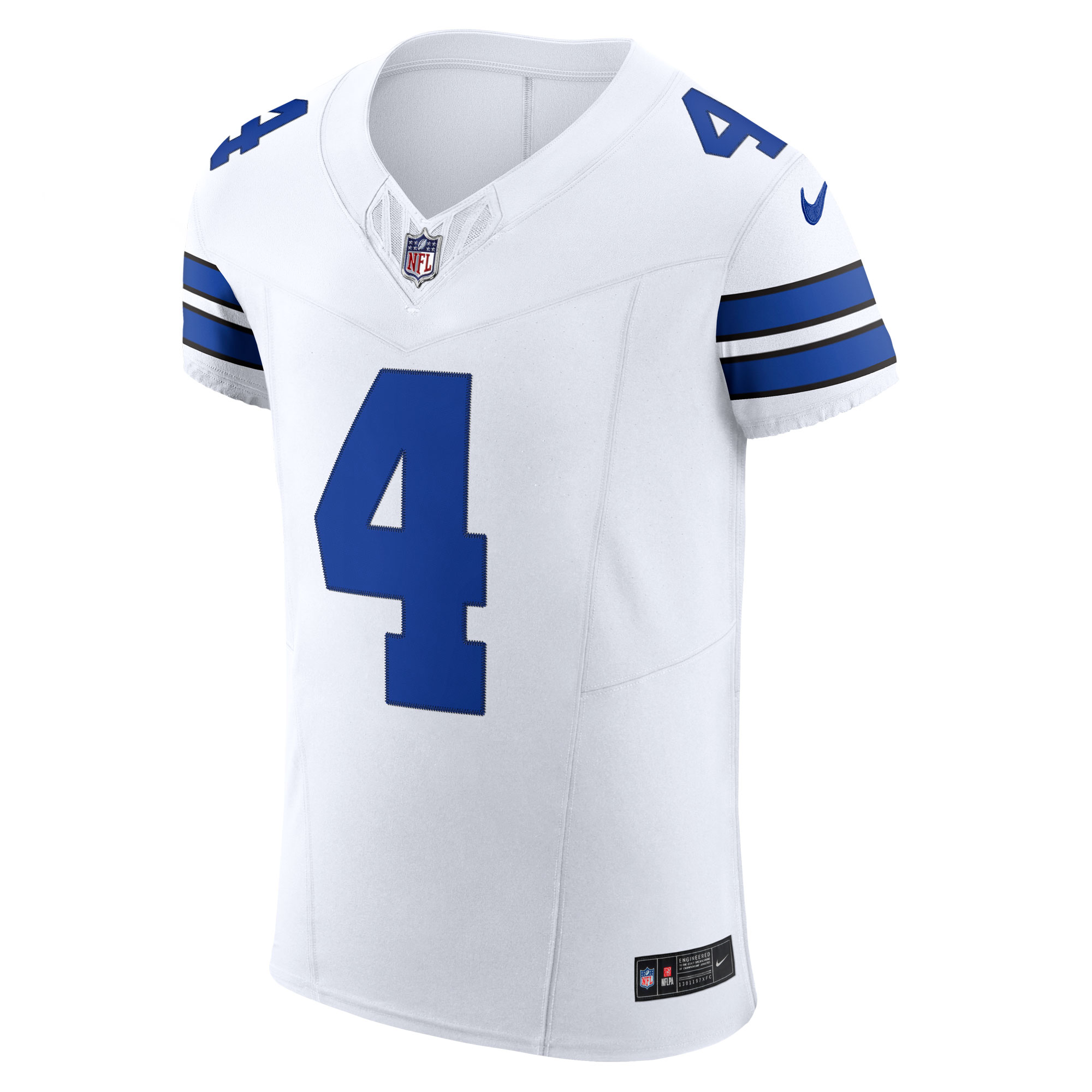 Dallas Cowboys Dak Prescott White Vapor F.U.S.E. Elite NFL Jersey Men's