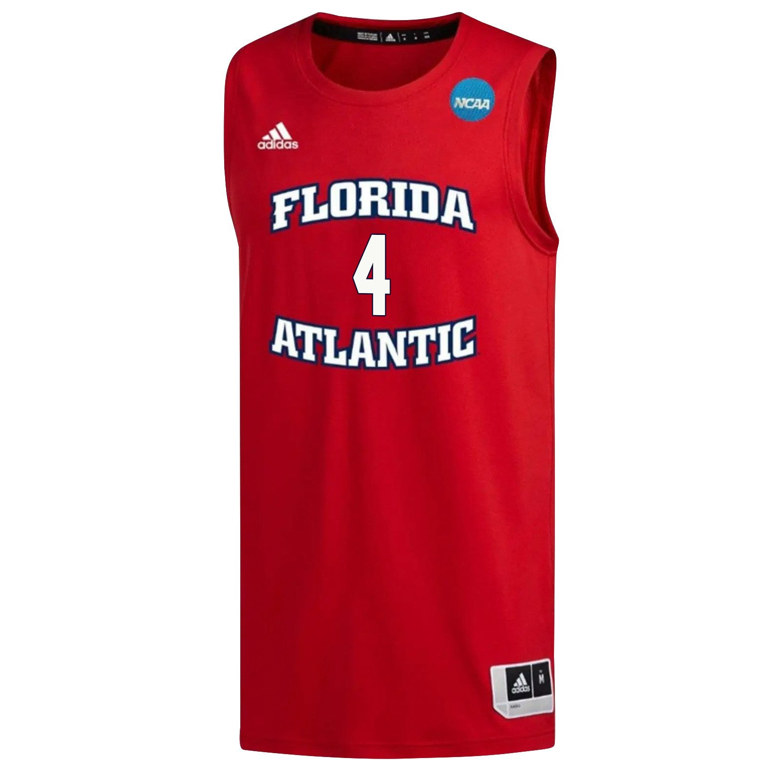 Bryan Greenlee 4 FAU Owls 2023 March Madness- Red NCAA Jersey Men's