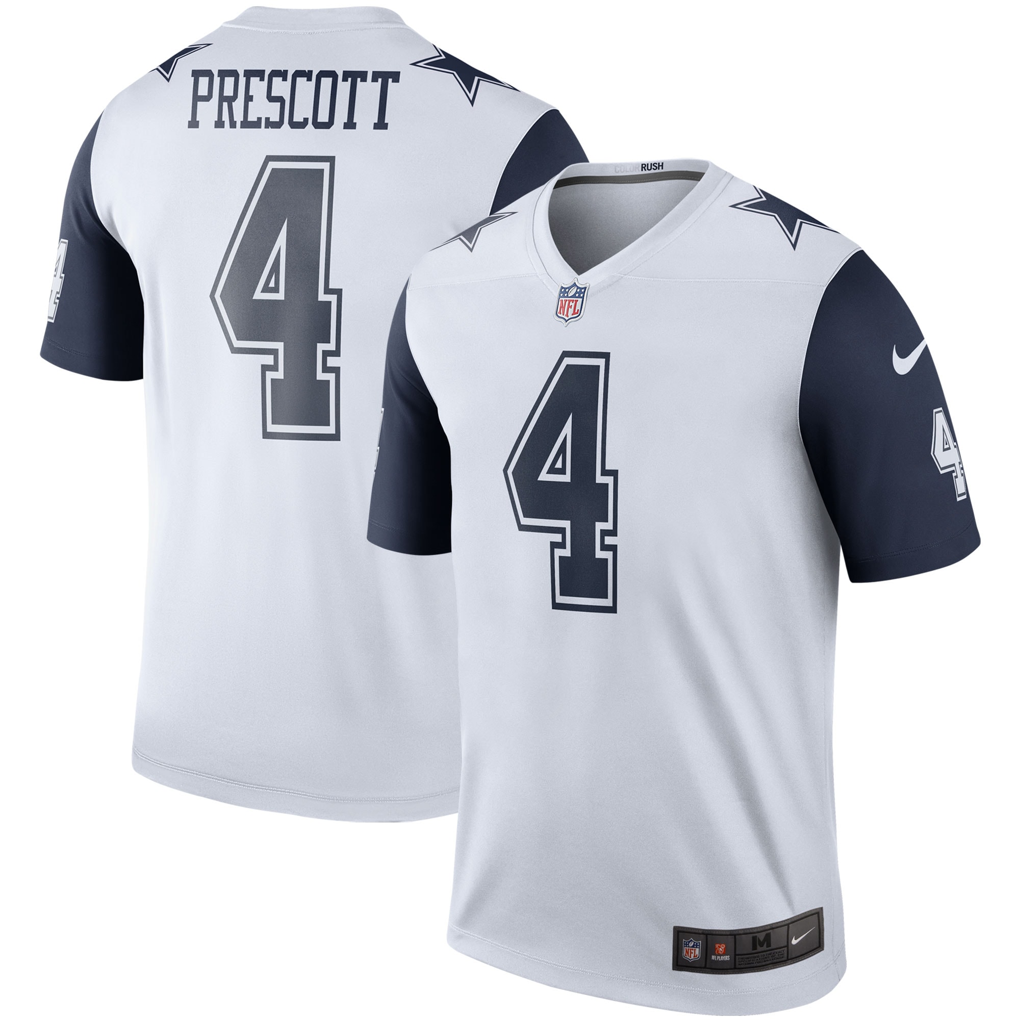 Dallas Cowboys Dak Prescott White Alternate Legend Player Performance Top NFL Jersey Men's