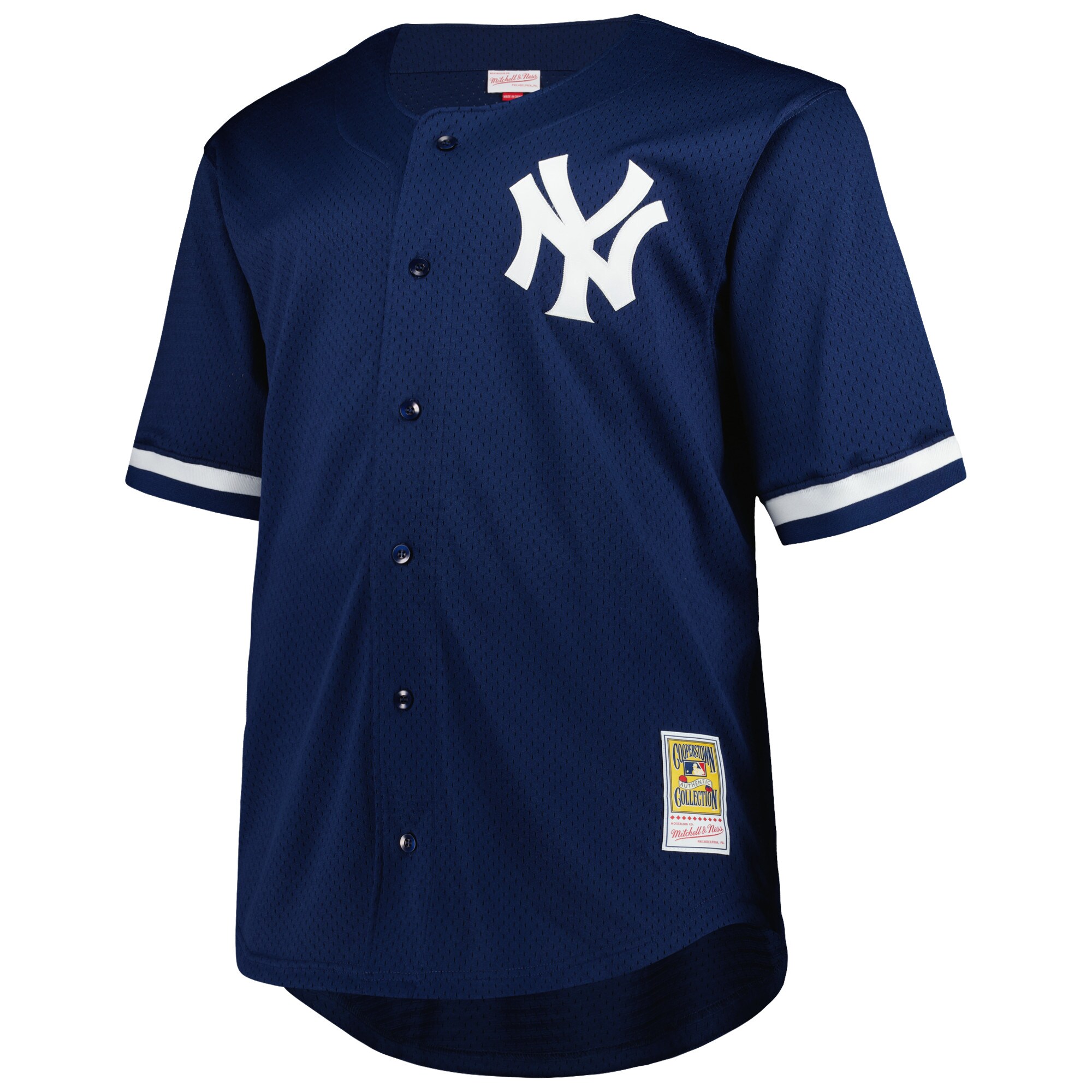 New York Yankees Reggie Jackson Mitchell Ness Navy Big Tall Cooperstown Collection Mesh Batting Practice MLB Jersey Men's