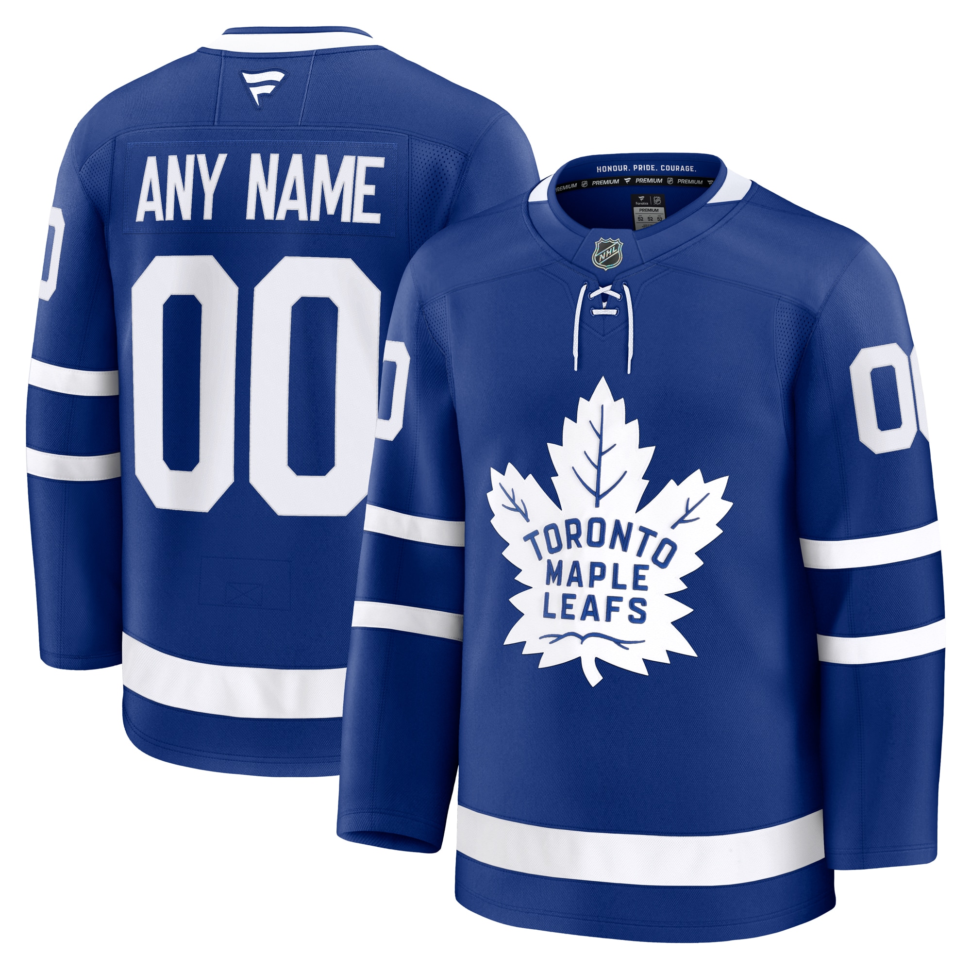 Toronto Maple Leafs Blue Home Premium Custom NHL Jersey Men's