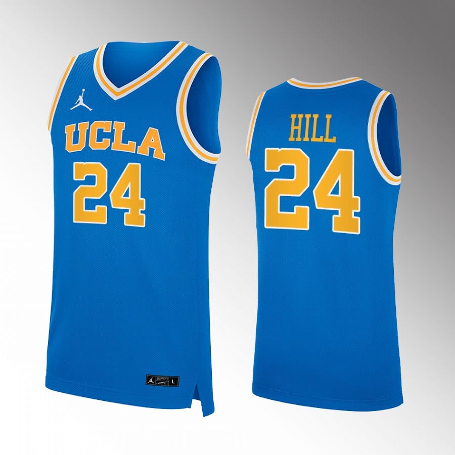 Jalen Hill 24 UCLA Bruins Royal College NCAA Jersey Men's