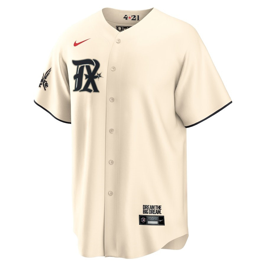 Corey Seager 5 Texas Rangers 2023 City Connect Player Cream MLB Jersey Men's