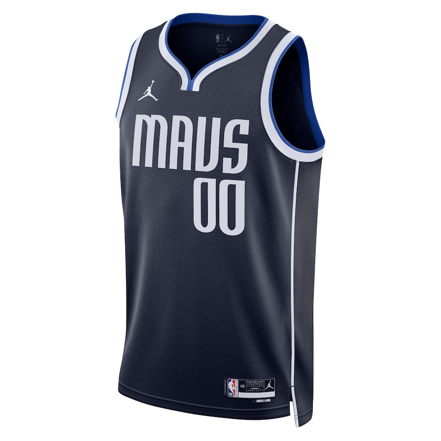 Dallas Mavericks 2023/24 Statement Swingman Custom Navy NBA Jersey Men's
