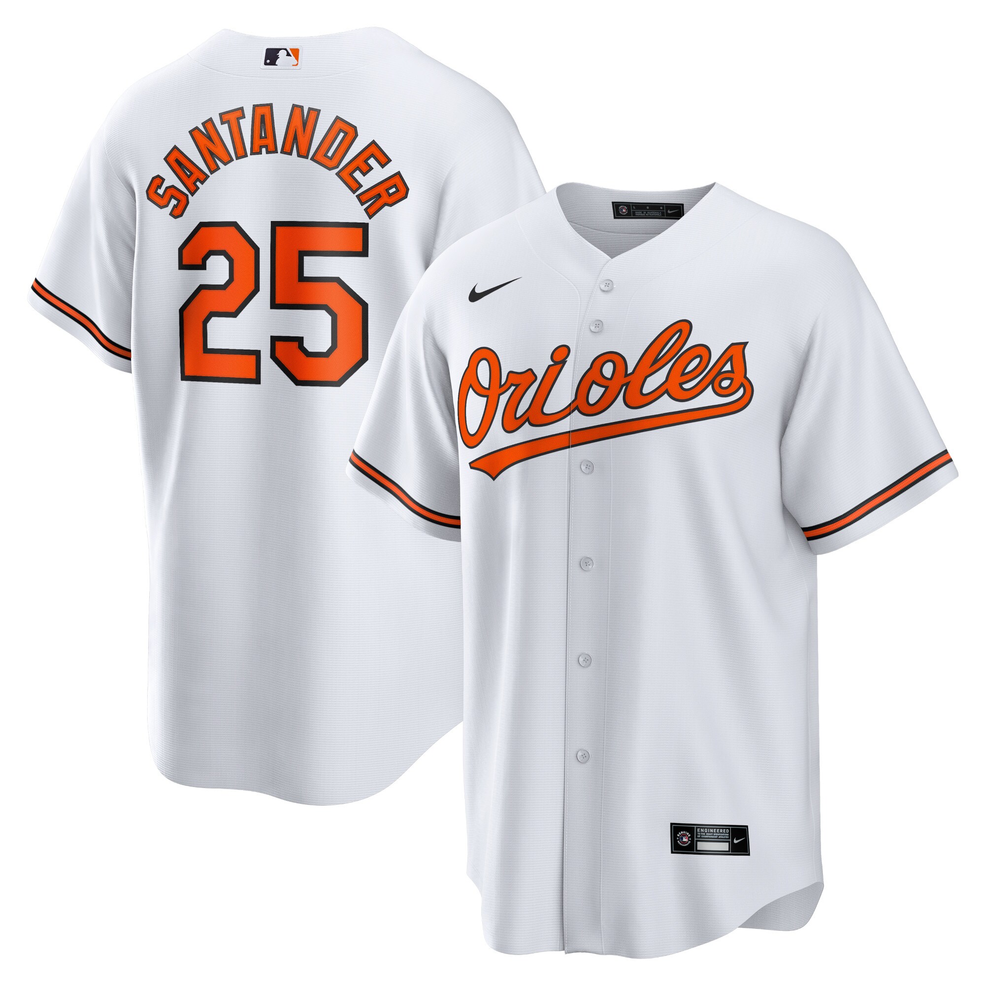 Baltimore Orioles Anthony Santander White Player MLB Jersey Men's
