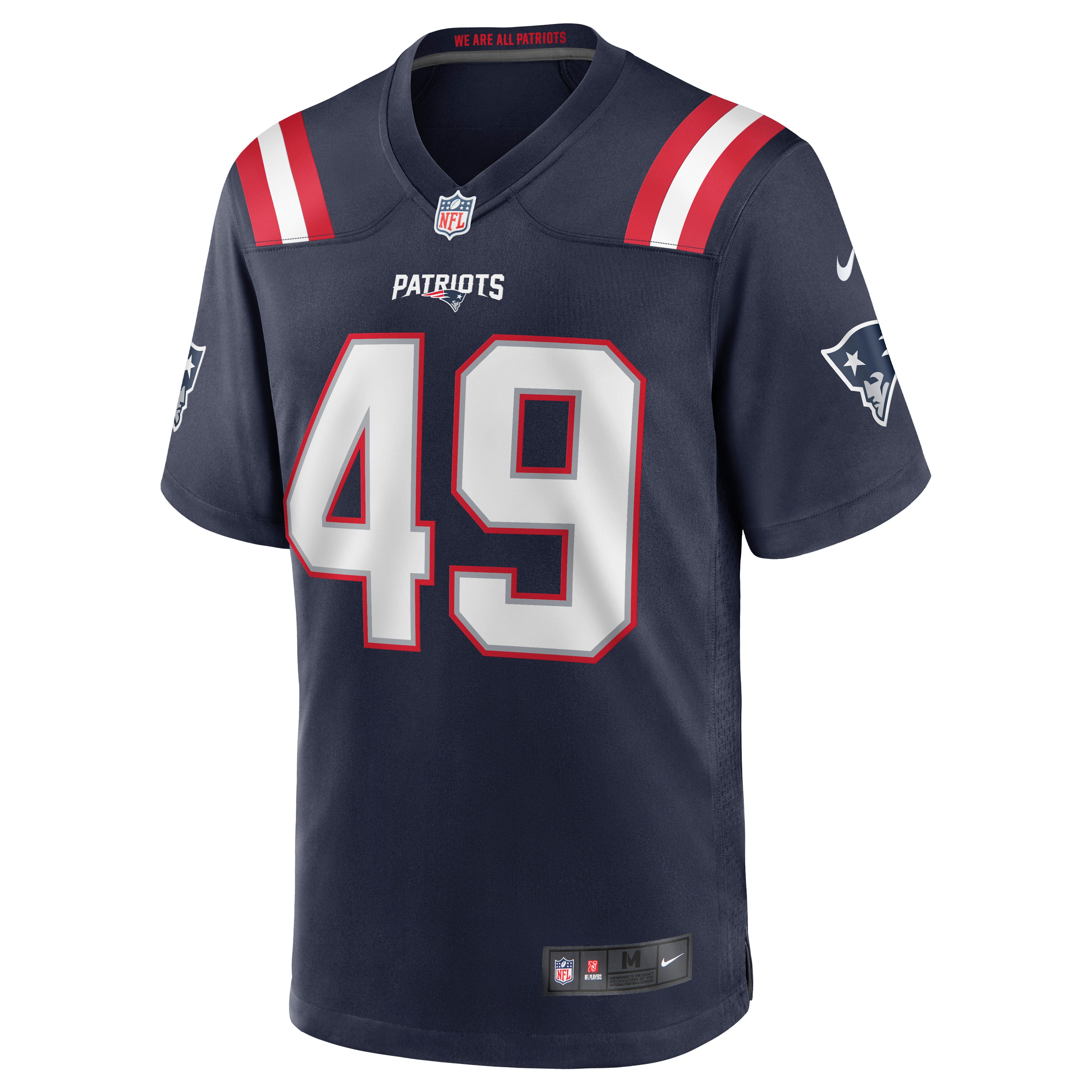 New England Patriots Joe Cardona Navy Game NFL Jersey Men's