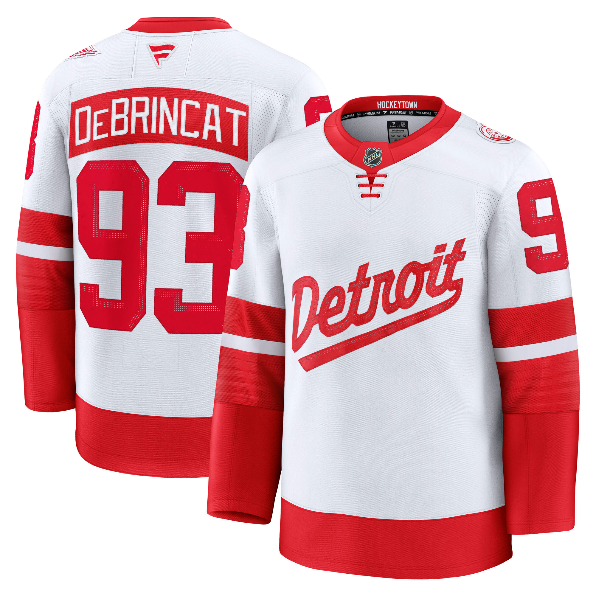 Detroit Red Wings Alex DeBrincat White 2025 Stadium Series Premium Player NHL Jersey Men's