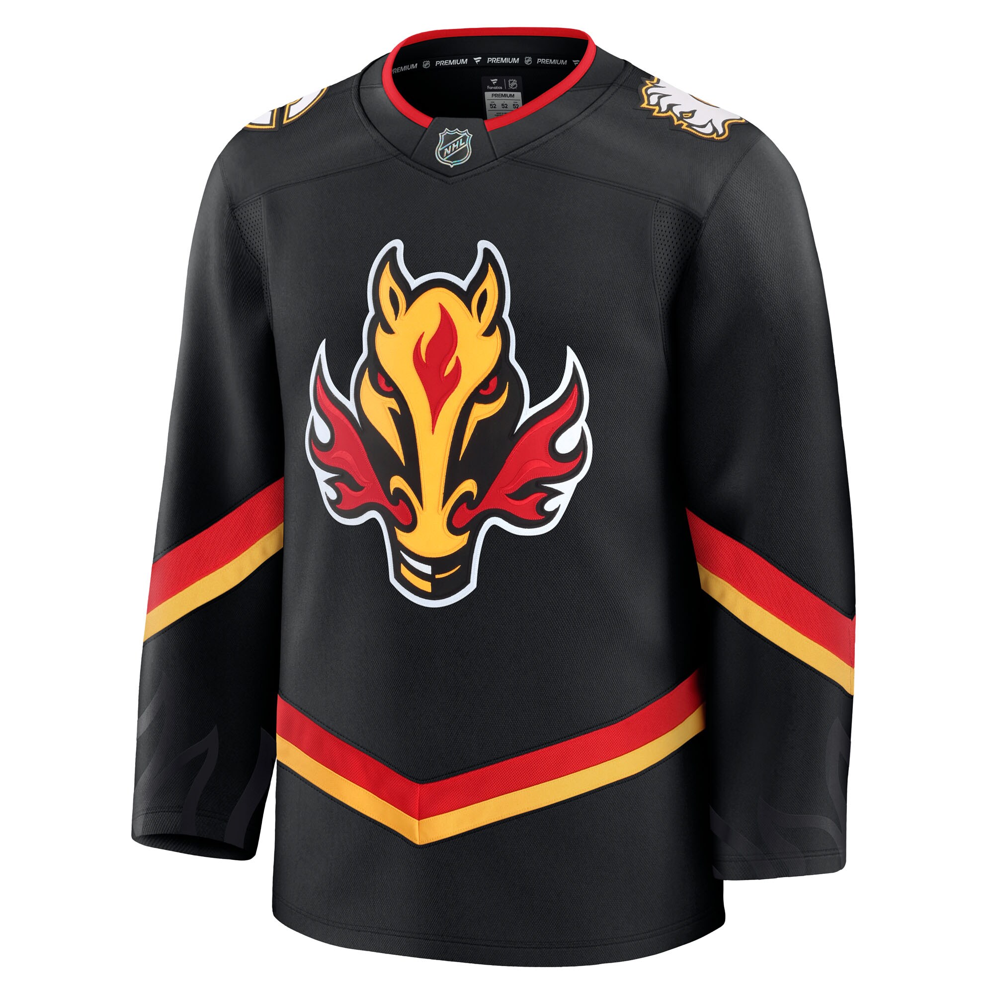 Calgary Flames Black Alternate Premium NHL Jersey Men's