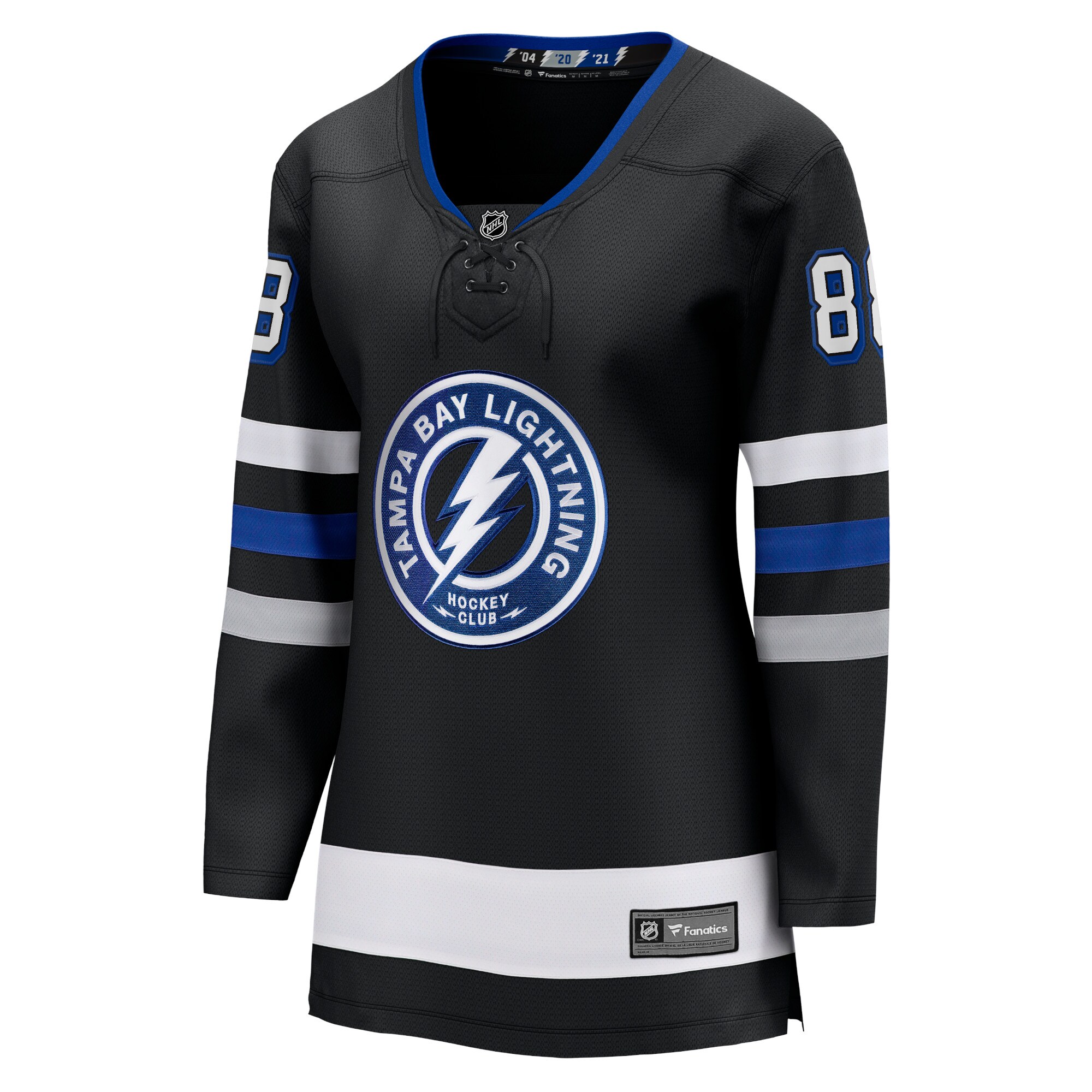 Tampa Bay Lightning Andrei Vasilevskiy Black Alternate Premier Breakaway Player NHL Jersey Women's