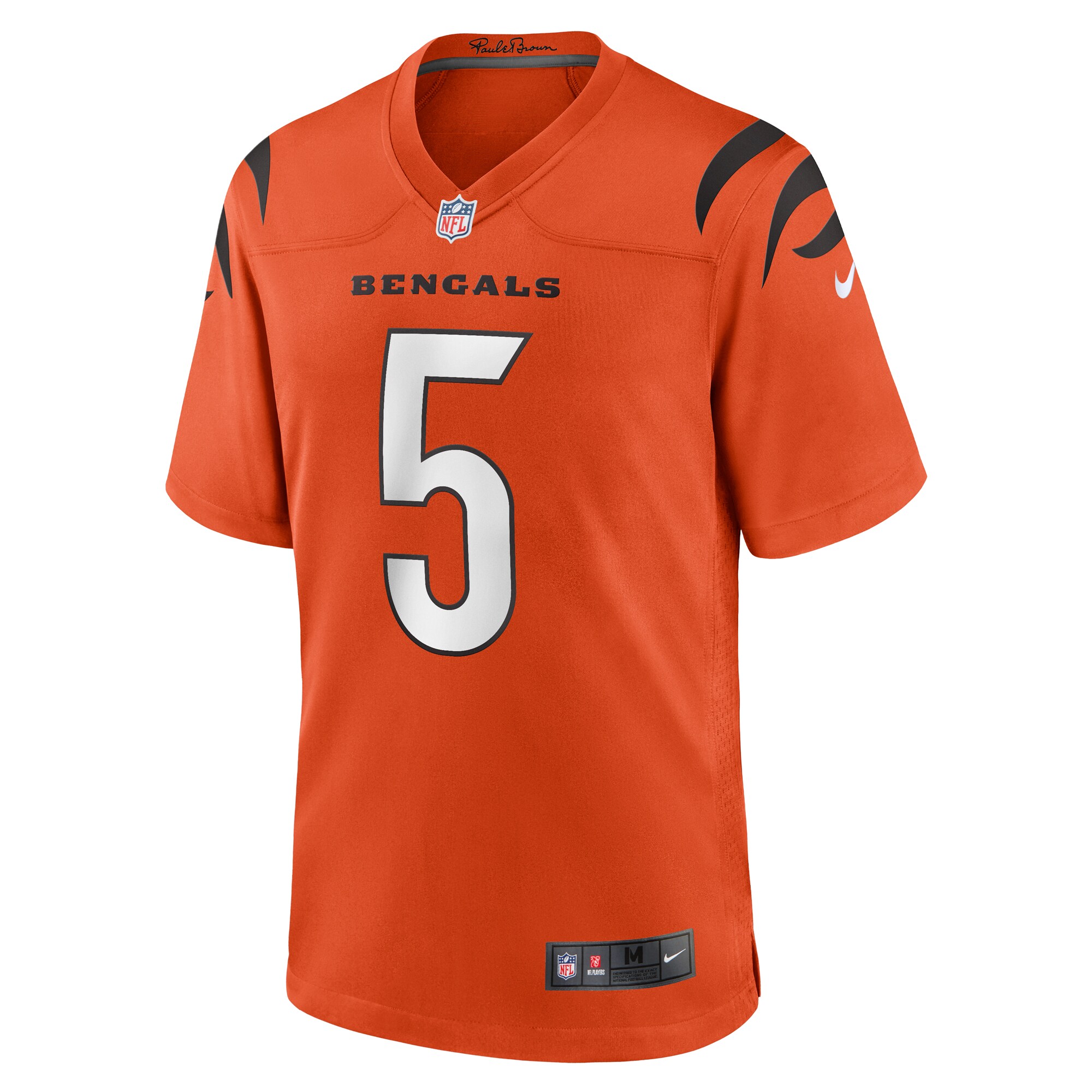 Cincinnati Bengals Tee Higgins Orange Alternate Game Player NFL Jersey Men's