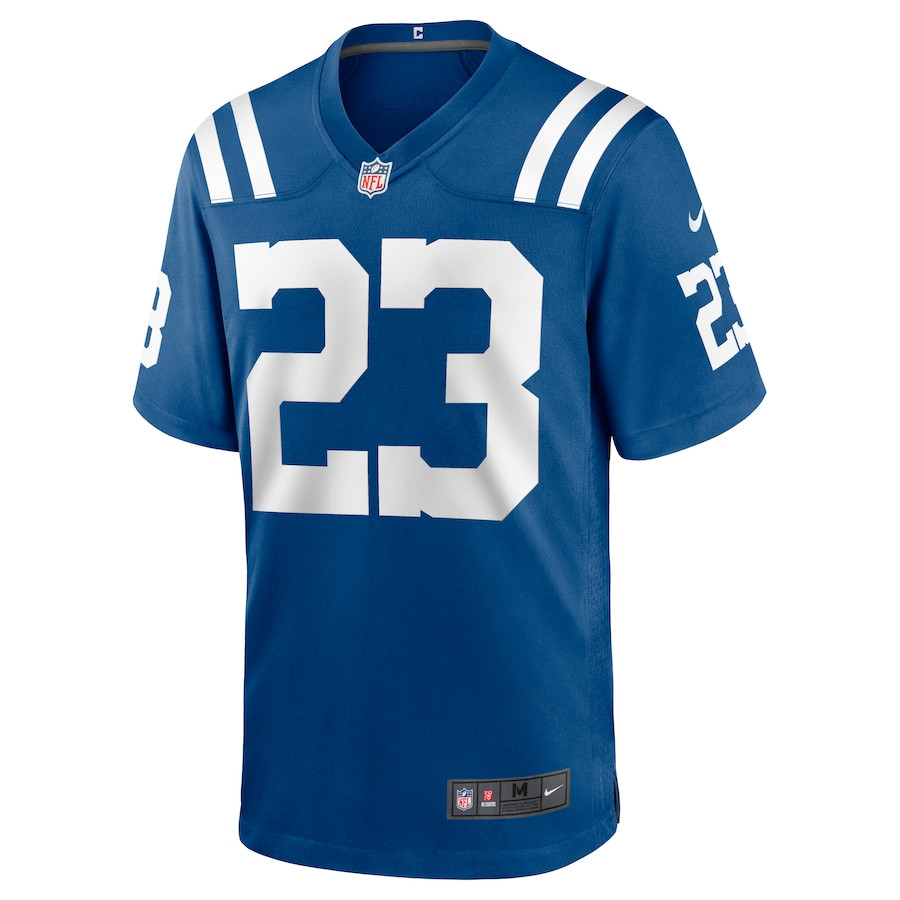 Kenny Moore II 23 Indianapolis Colts Game Royal NFL Jersey Men's