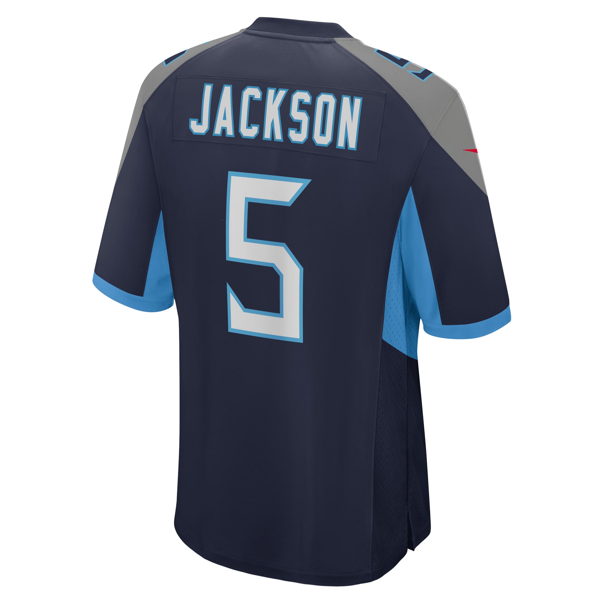Tennessee Titans Kearis Jackson Navy Team Game NFL Jersey Men's