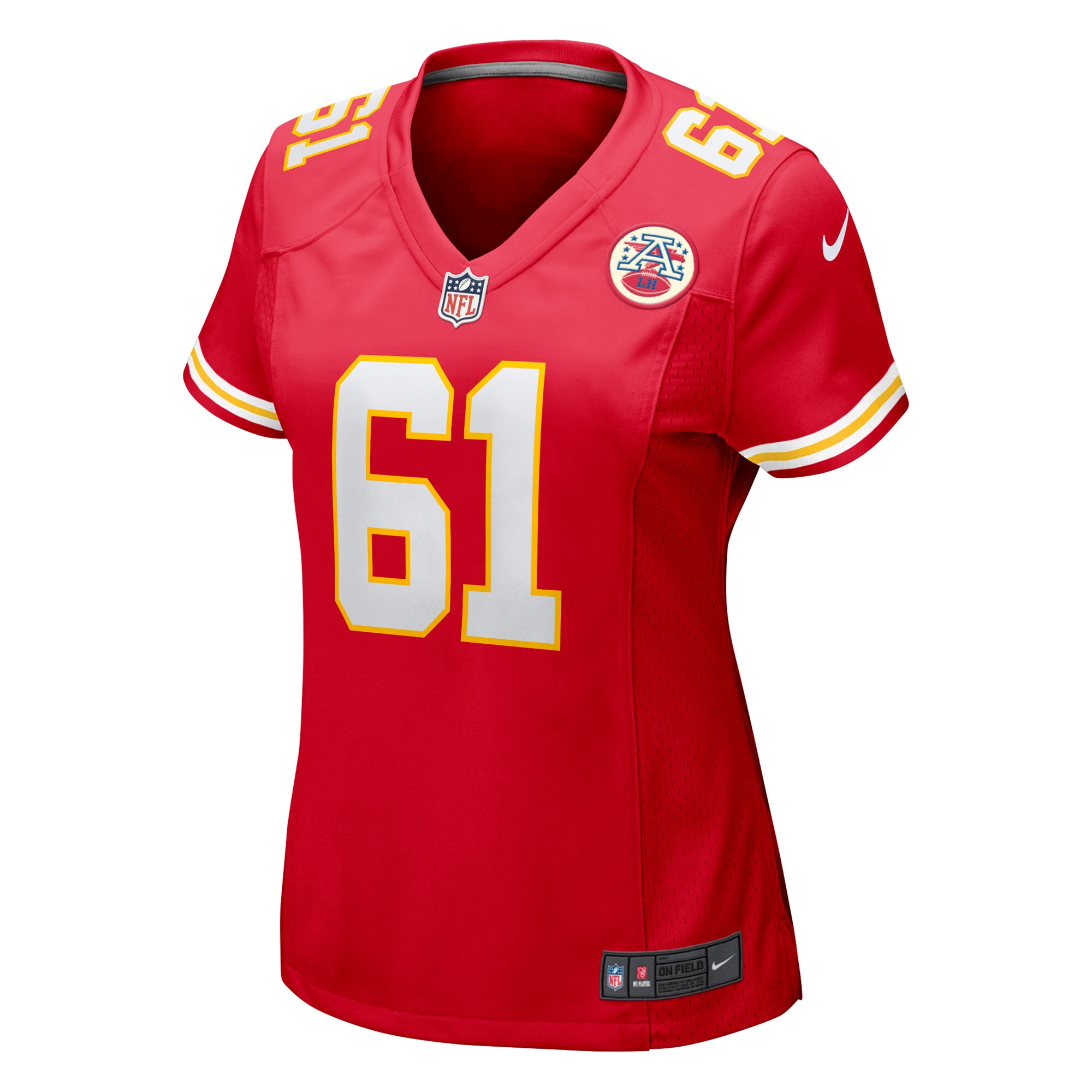 Kansas City Chiefs Austin Reiter Red Game Player NFL Jersey Women's