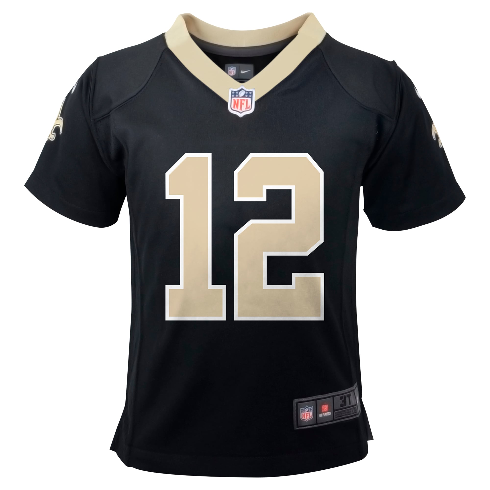 Infant New Orleans Saints Chris Olave Black Team Player Game NFL Jersey Men's