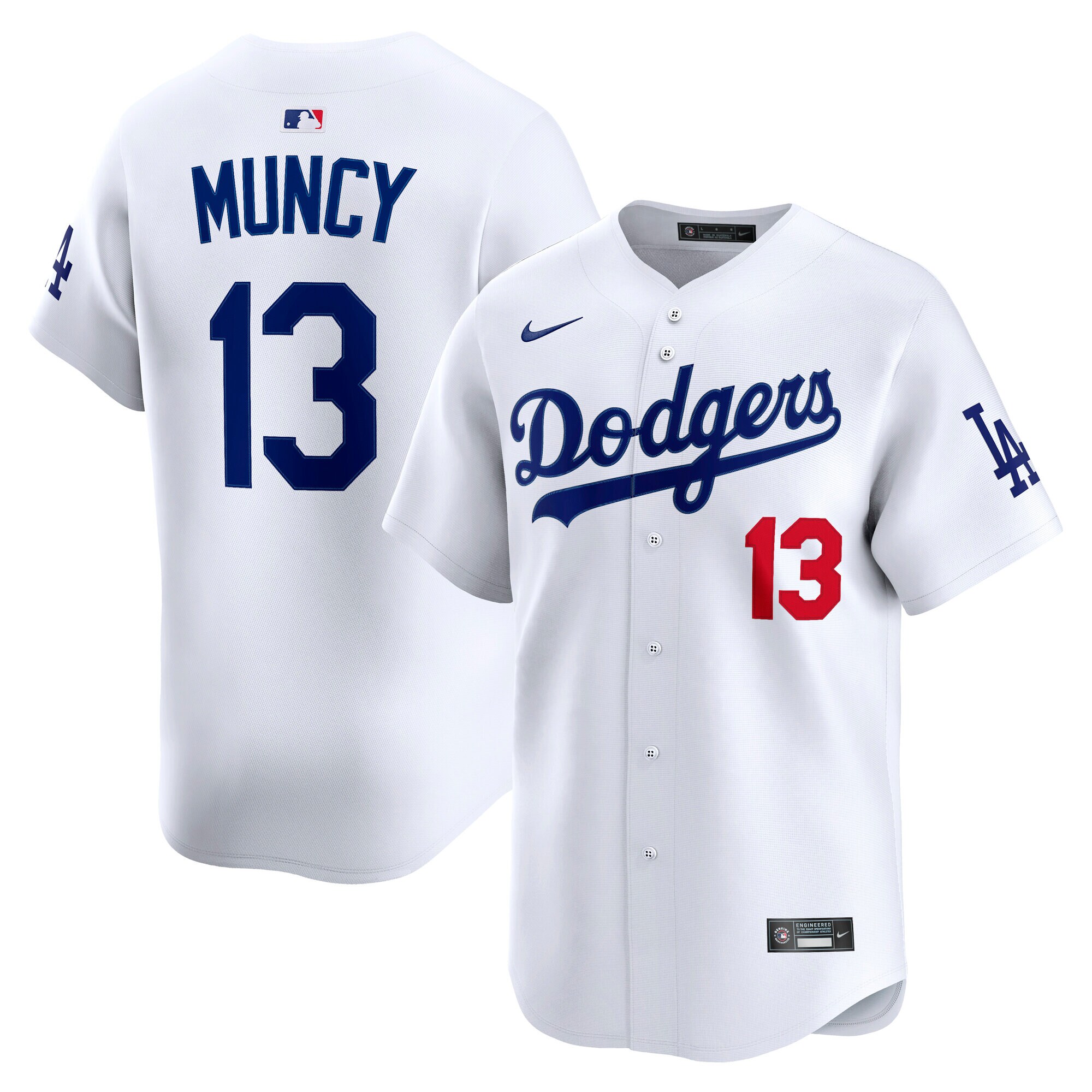 Los Angeles Dodgers Max Muncy White Alternate Limited Player MLB Jersey Men's