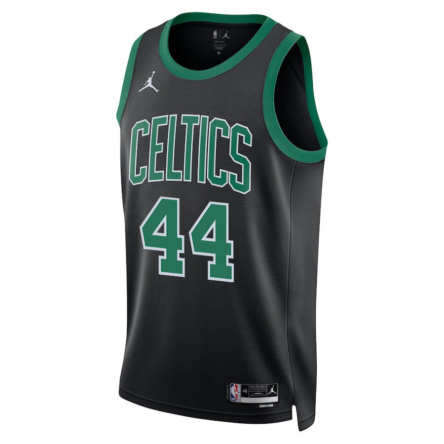 Jaden Springer 44 Boston Celtics 2024 FINALS CHAMPIONS Swingman Statement Edition Black NBA Jersey Men's