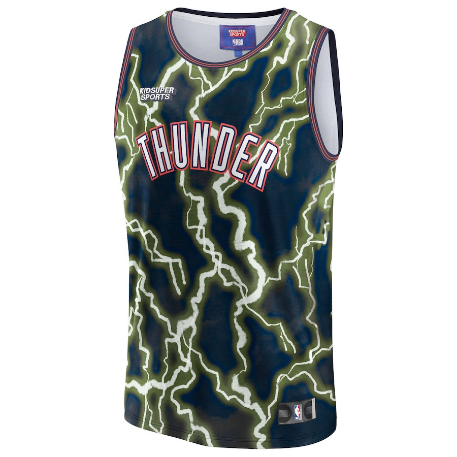 Oklahoma City Thunder KidSuper Studio Unisex Hometown Black NBA Jersey Unisex
