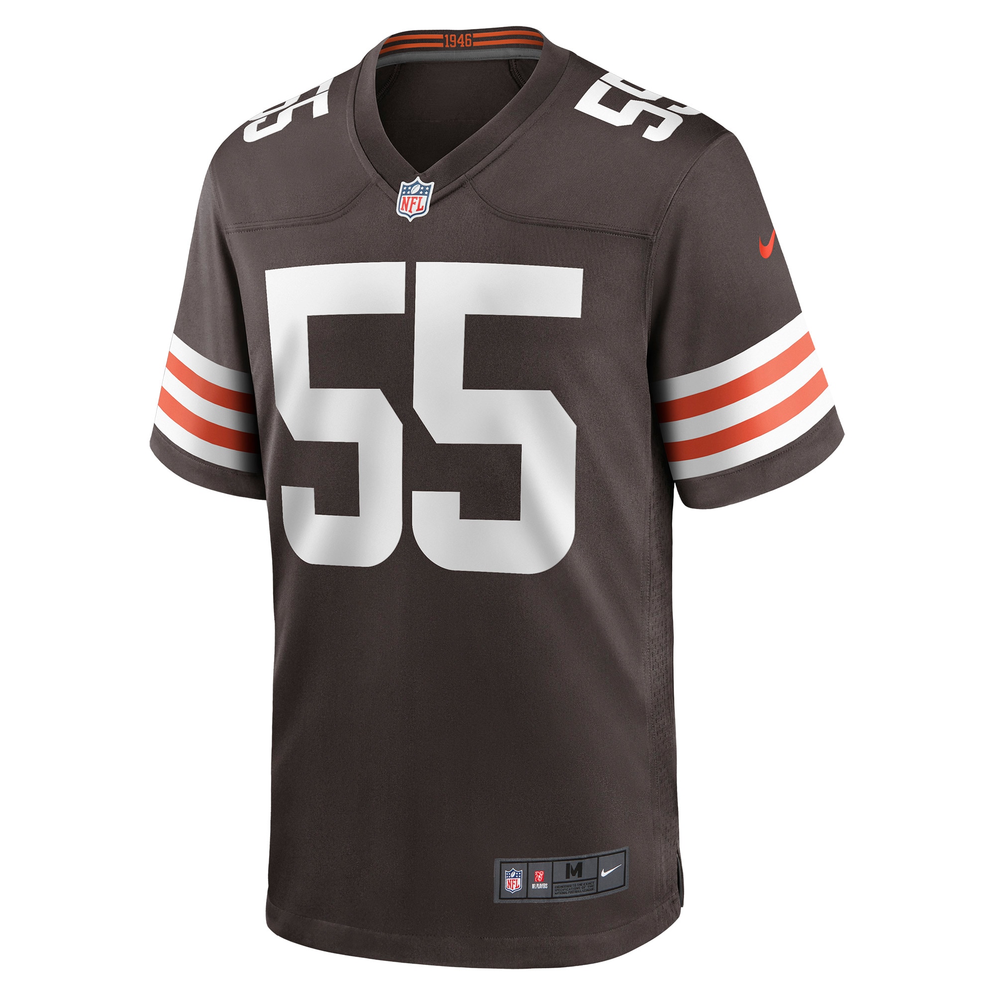 Cleveland Browns Ethan Pocic Brown Game NFL Jersey Men's