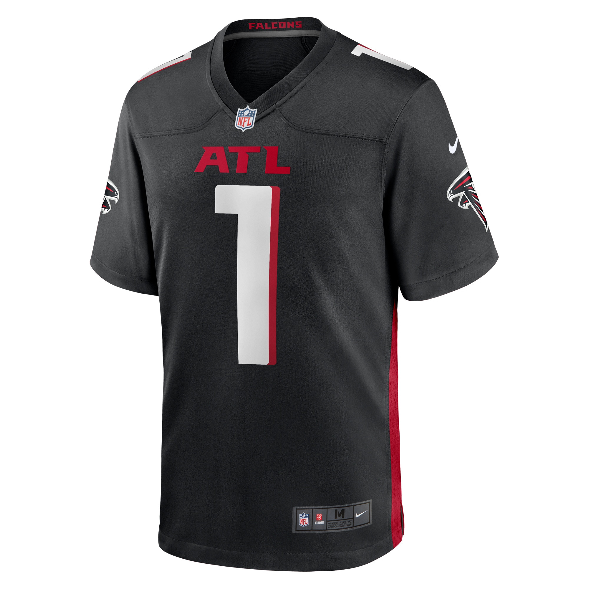 Michael Penix Jr. Atlanta Falcons 2024 Draft First Round Pick Player Game Black NFL Jersey Men's