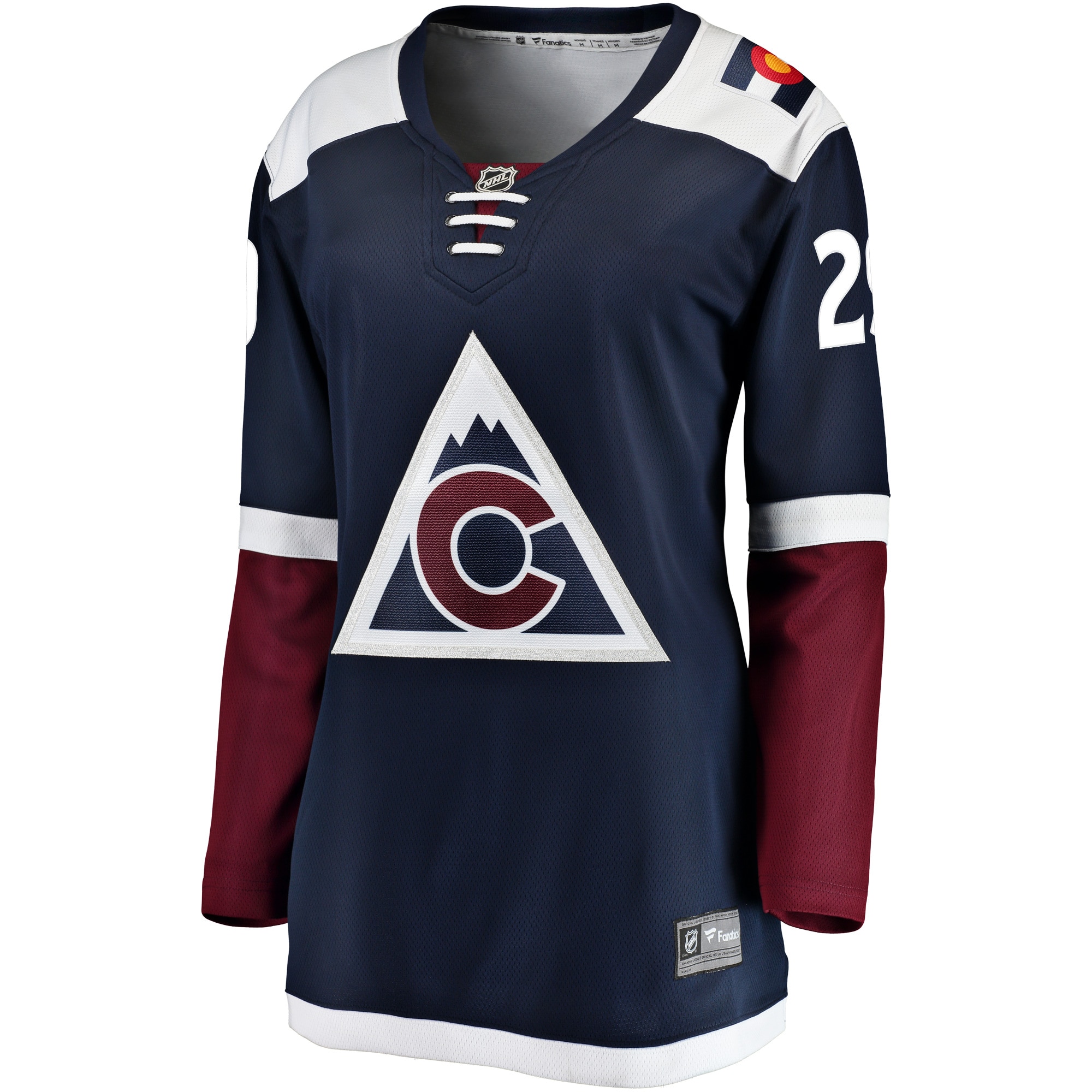 Colorado Avalanche Nathan MacKinnon Navy Alternate Breakaway Player NHL Jersey Women's