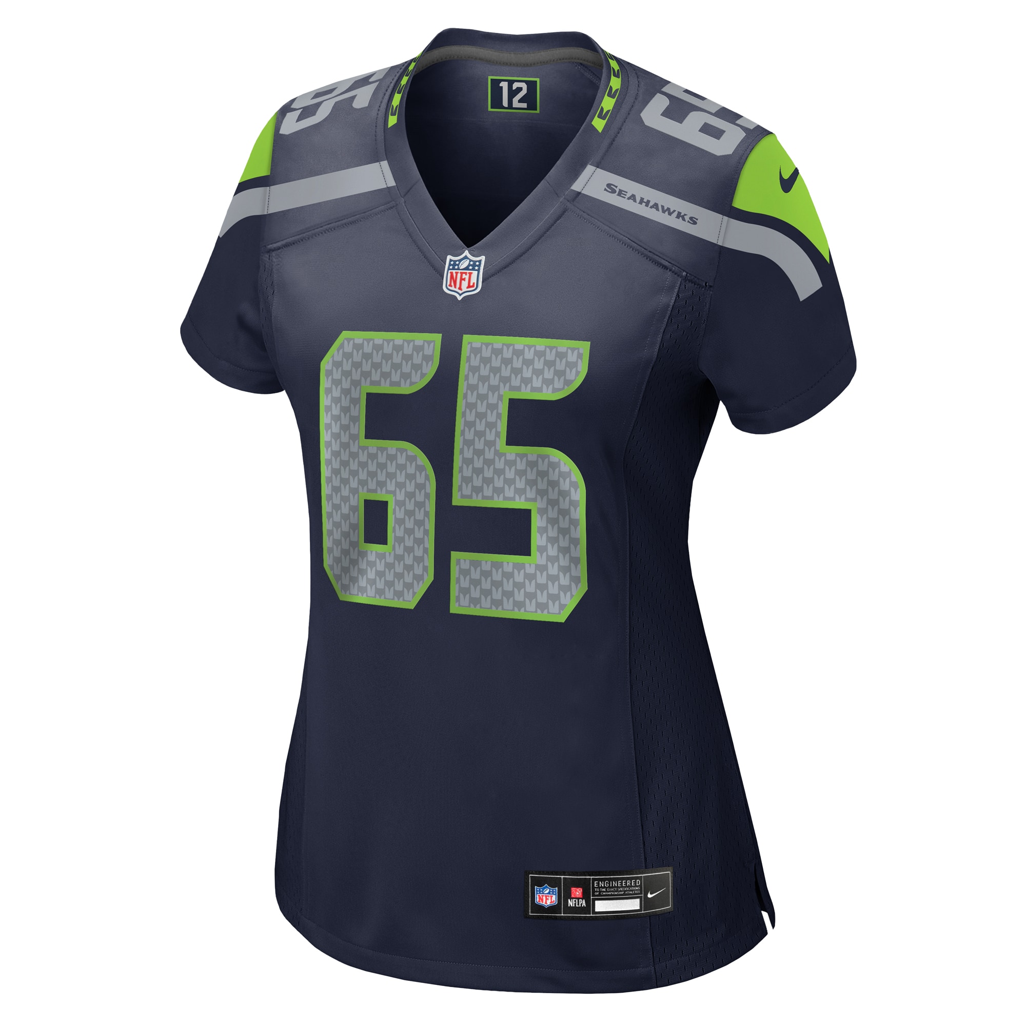 Seattle Seahawks Michael Jerrell College Navy Game NFL Jersey Women's