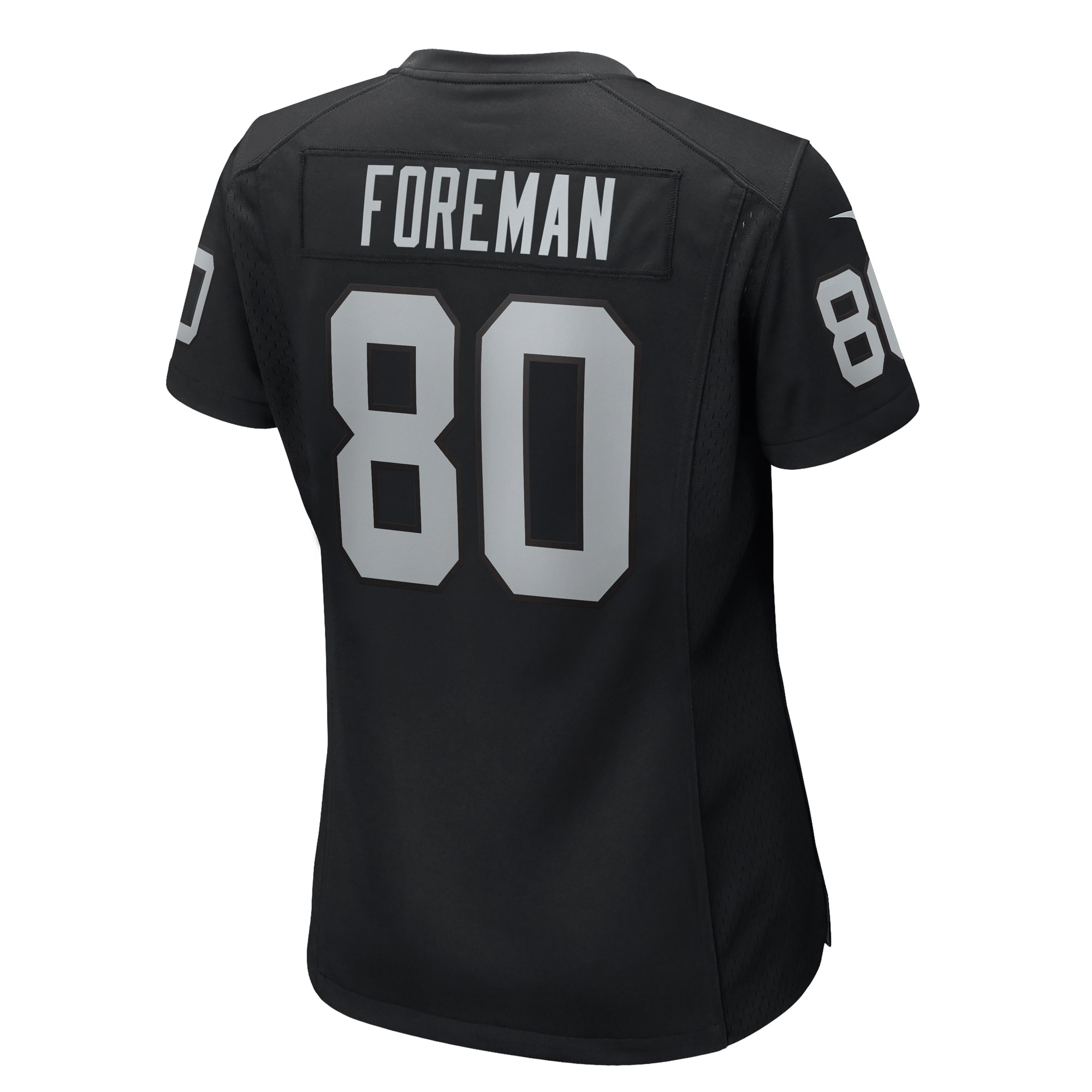 Las Vegas Raiders Jeff Foreman Black Game NFL Jersey Women's
