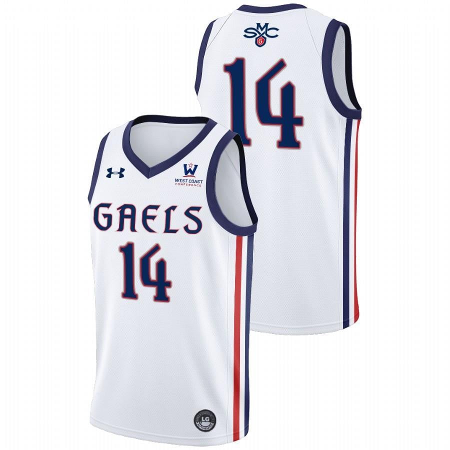 Kyle Bowen 1 White Saint Mary's Gaels 2022 College NCAA Jersey Men's