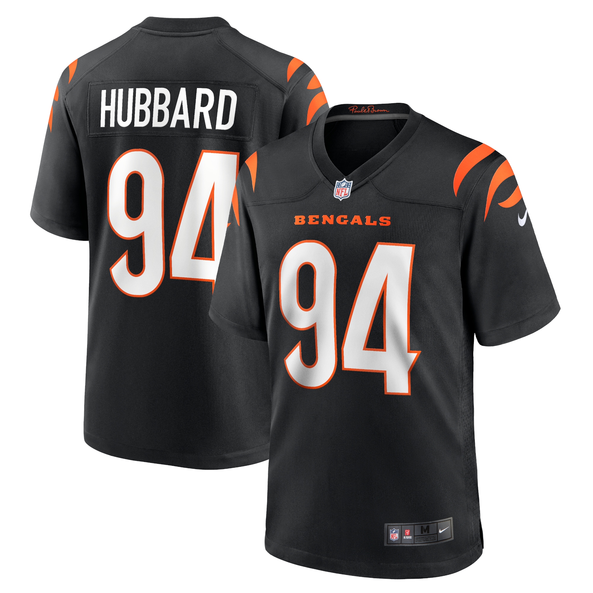 Cincinnati Bengals Sam Hubbard Black Game NFL Jersey Men's