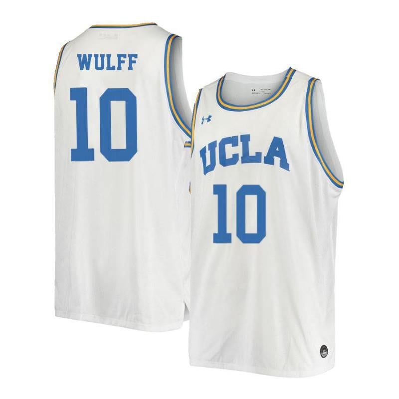 10 Isaac Wulf White Retro Elite UCLA Bruins NCAA Jersey Men's