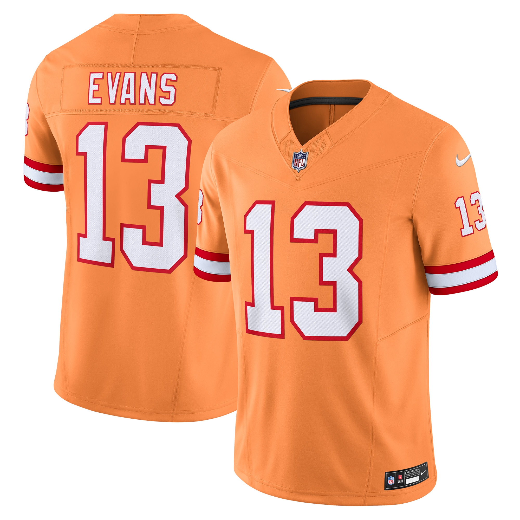 Tampa Bay Buccaneers Mike Evans Orange Vapor F.U.S.E. Limited NFL Jersey Men's