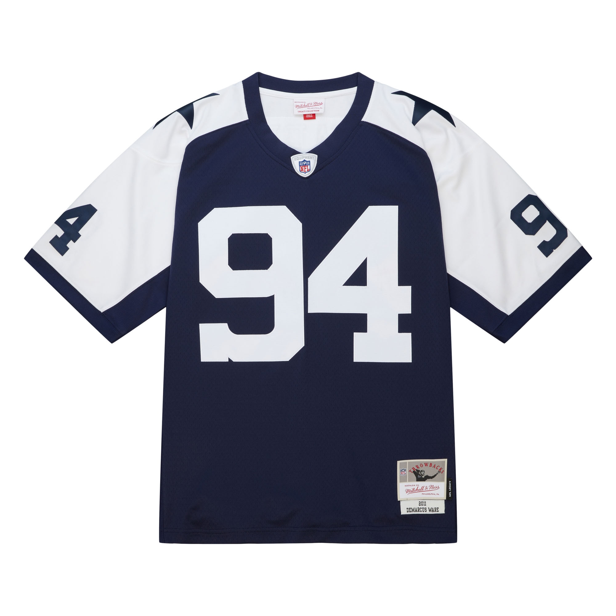 Dallas Cowboys DeMarcus Ware Mitchell Ness Navy 2011 Alternate Legacy NFL Jersey Men's