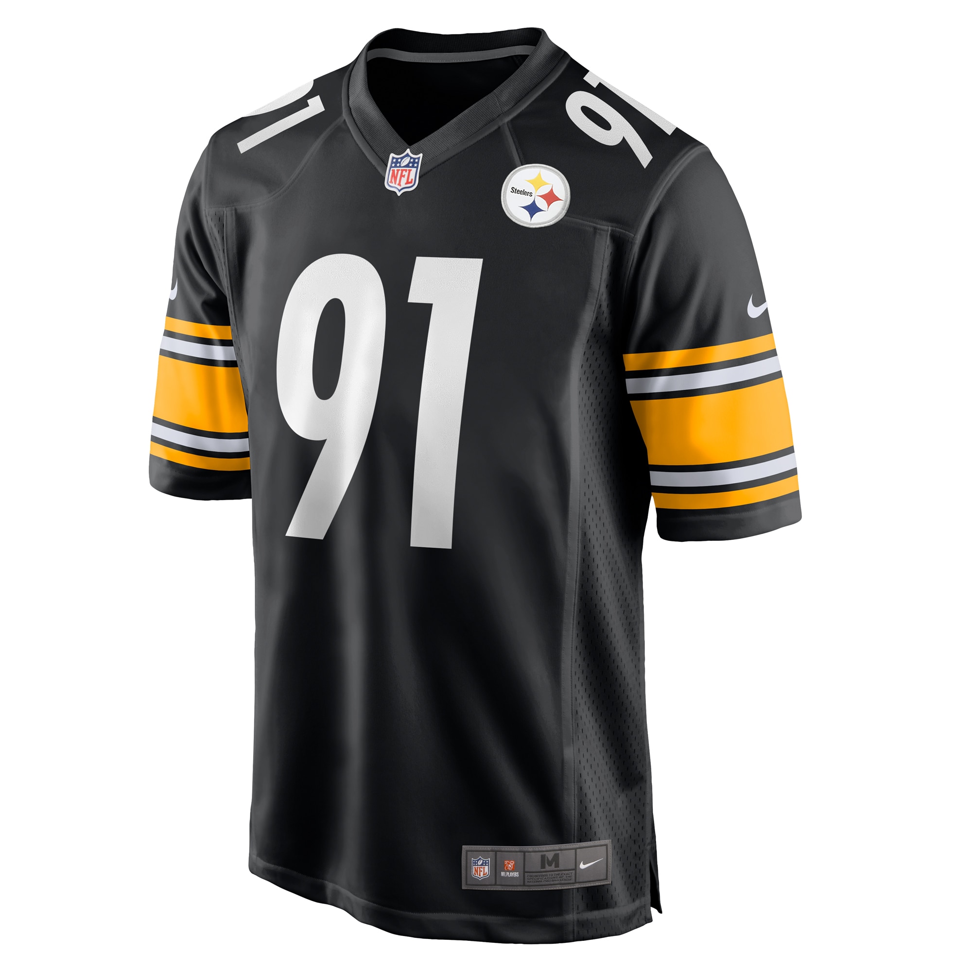 Pittsburgh Steelers Preston Smith Black Game NFL Jersey Men's
