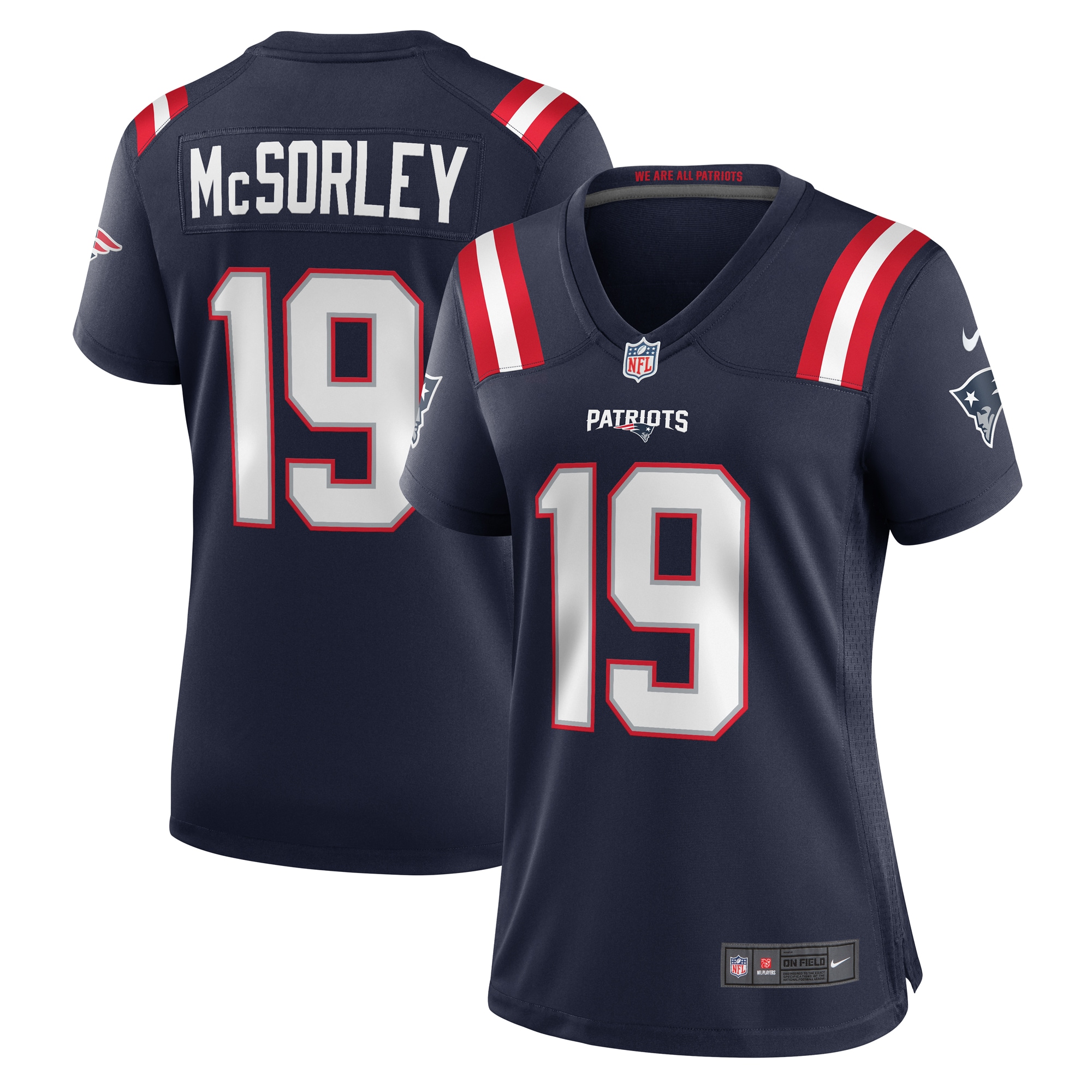 New England Patriots Trace McSorley Navy Game Player NFL Jersey Men's