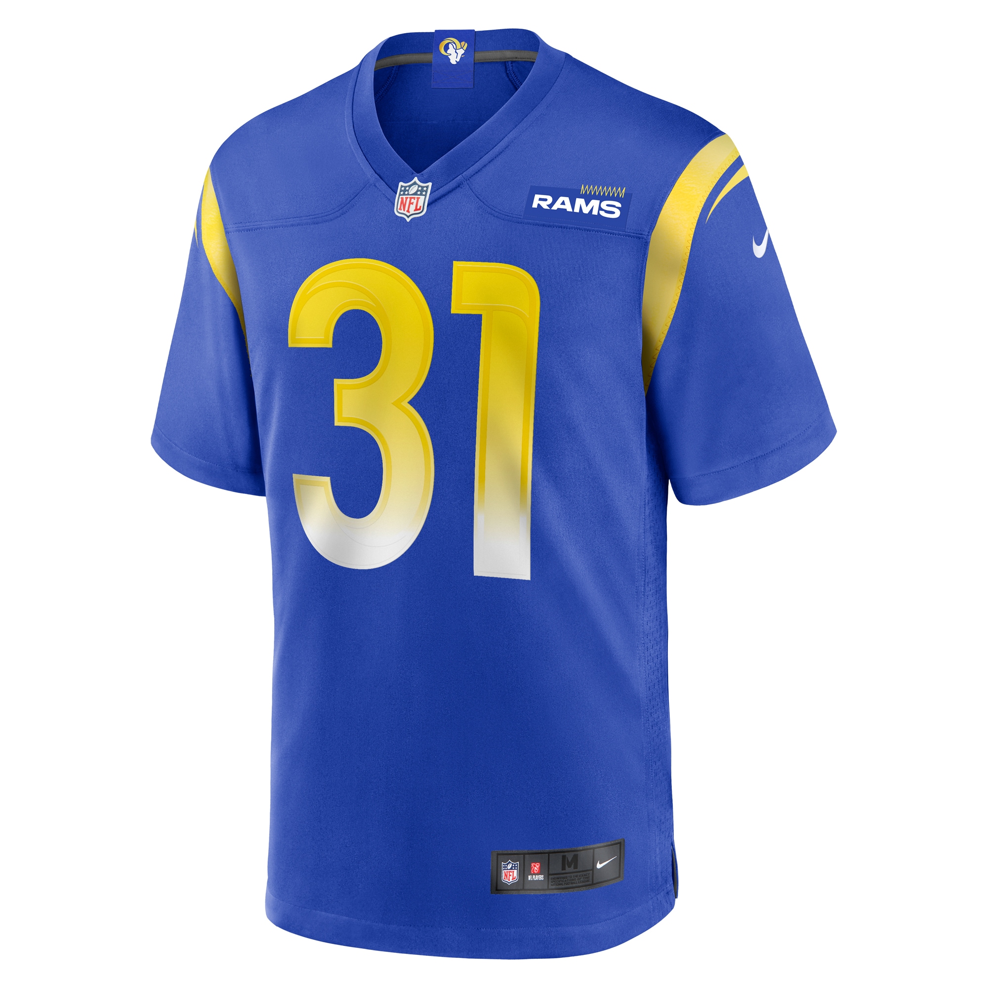 Los Angeles Rams Nick Hampton Royal Home Game NFL Jersey Men's