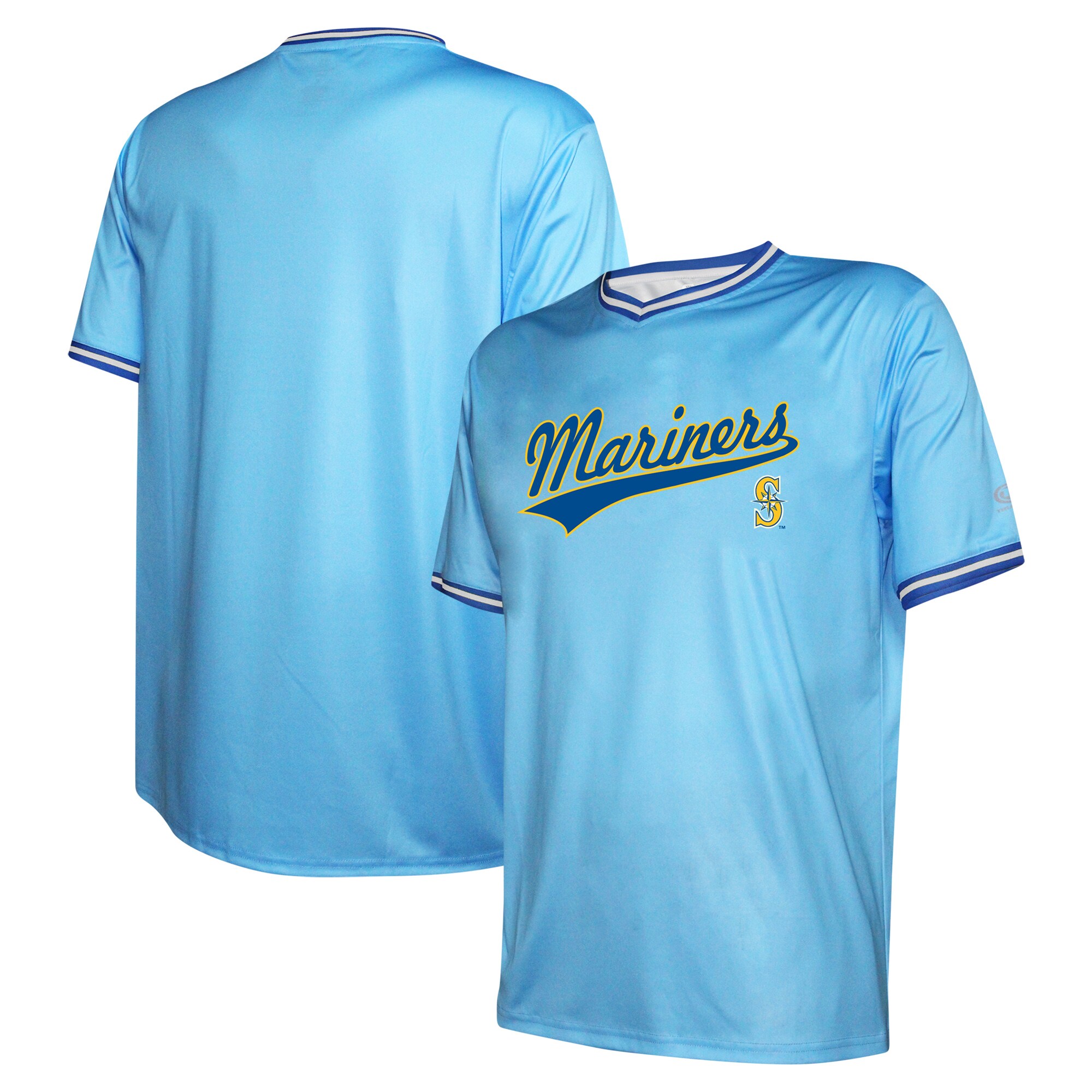 Seattle Mariners Stitches Light Blue Cooperstown Collection Team MLB Jersey Men's