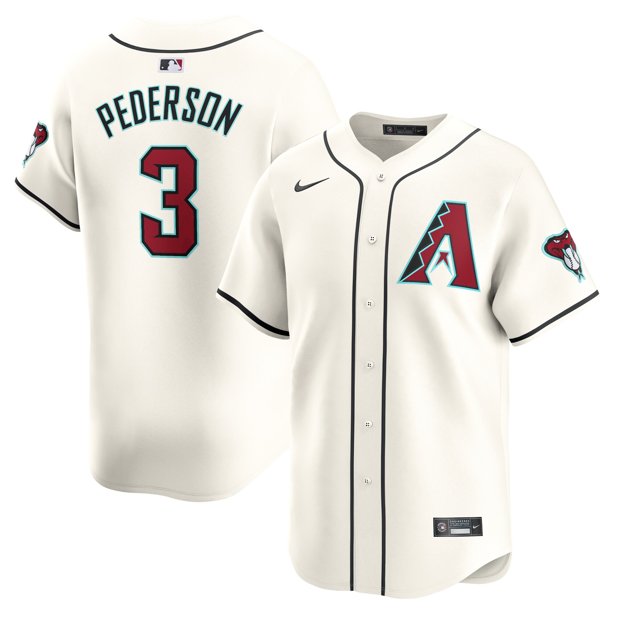 Arizona Diamondbacks Joc Pederson White Home Limited Player MLB Jersey Men's