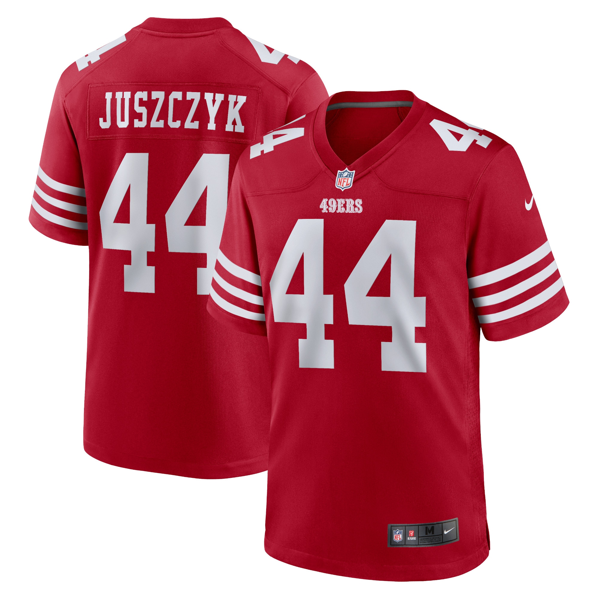 San Francisco 49ers Kyle Juszczyk Scarlet Player Game NFL Jersey Men's