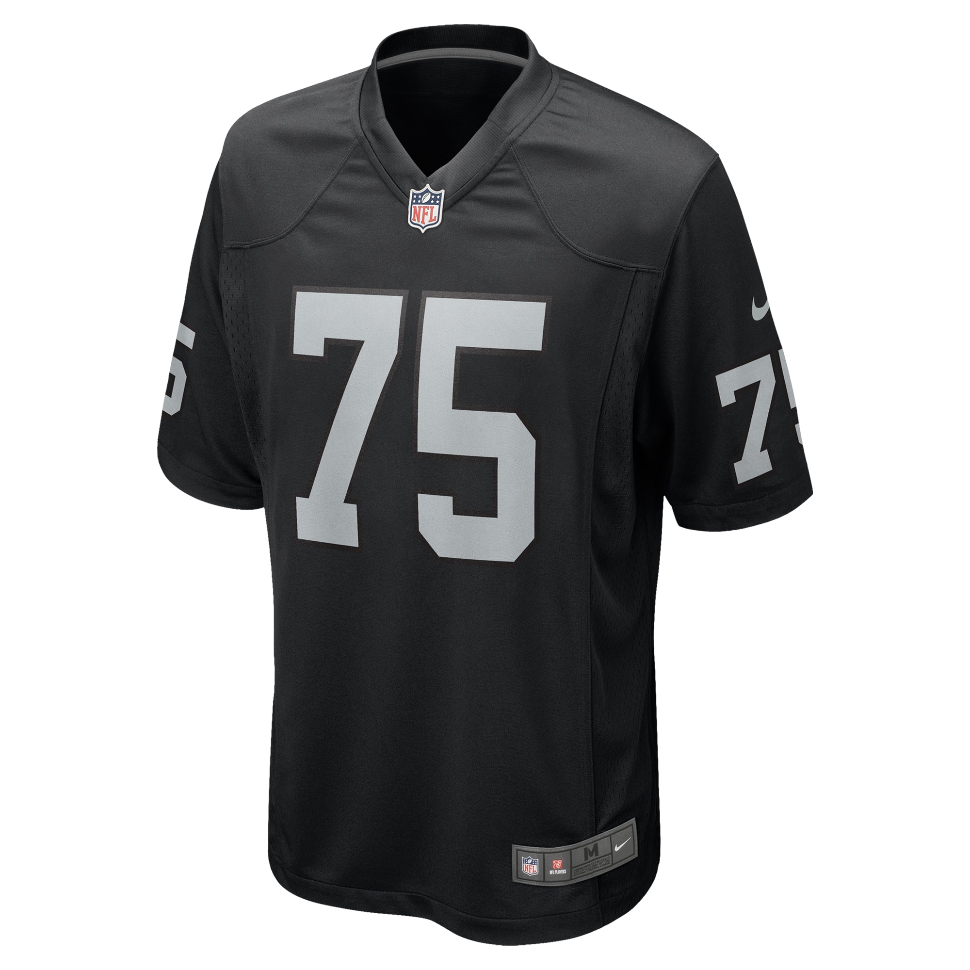 Las Vegas Raiders Andrus Peat Black Team Game NFL Jersey Men's