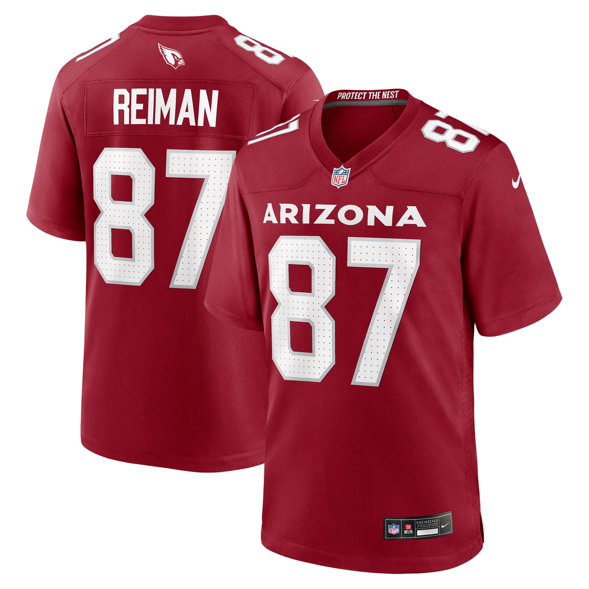 Arizona Cardinals Tip Reiman Cardinal Team Game NFL Jersey Men's