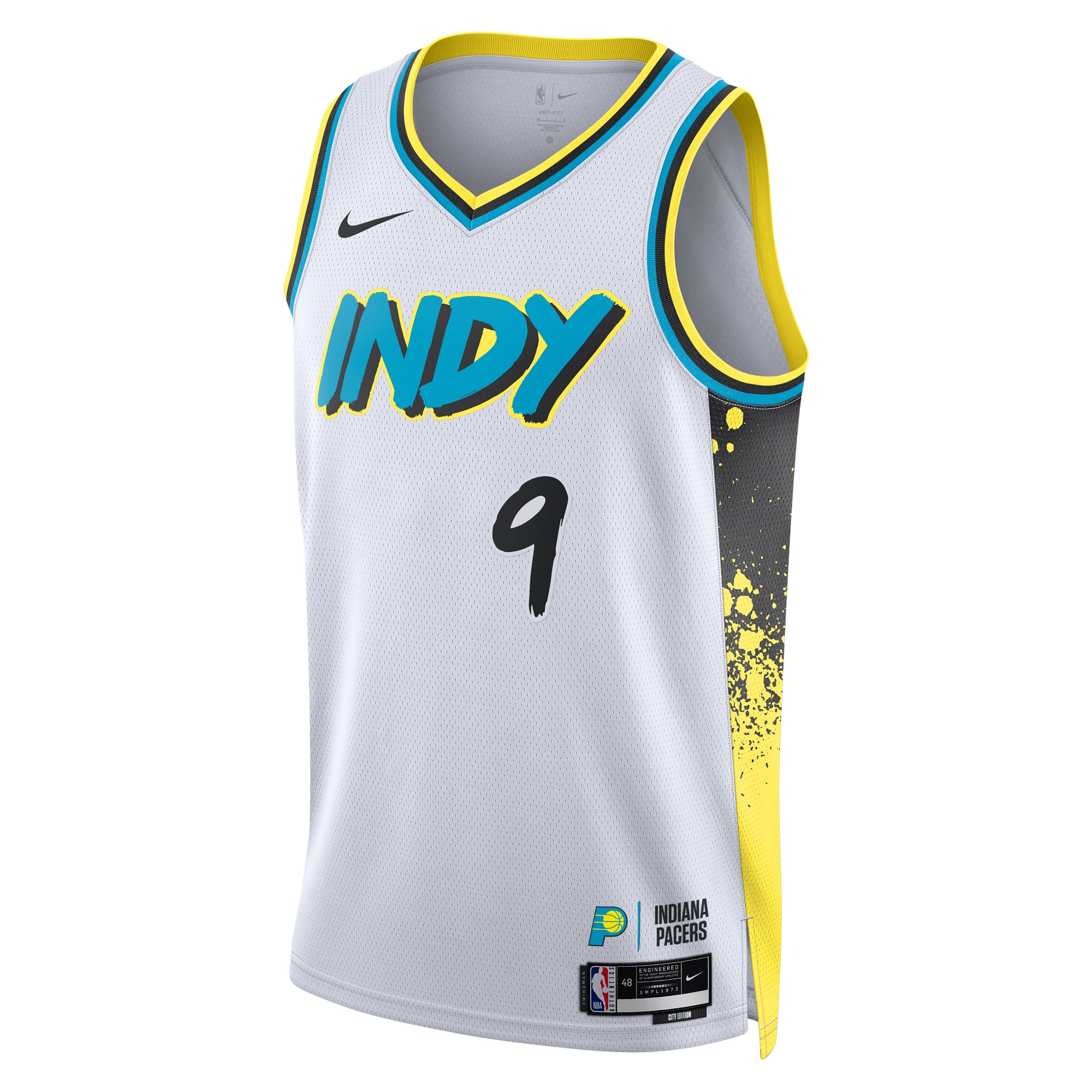 Indiana Pacers City Edition Swingman 202 White T.J. McConnel Unisex NBA Jersey Unisex