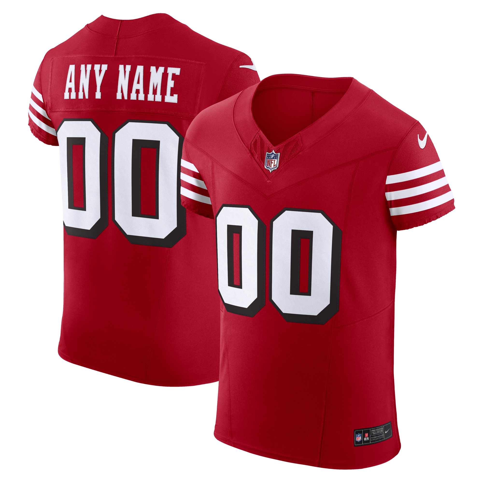 San Francisco 49ers Scarlet Alternate Vapor F.U.S.E. Elite Custom NFL Jersey Men's